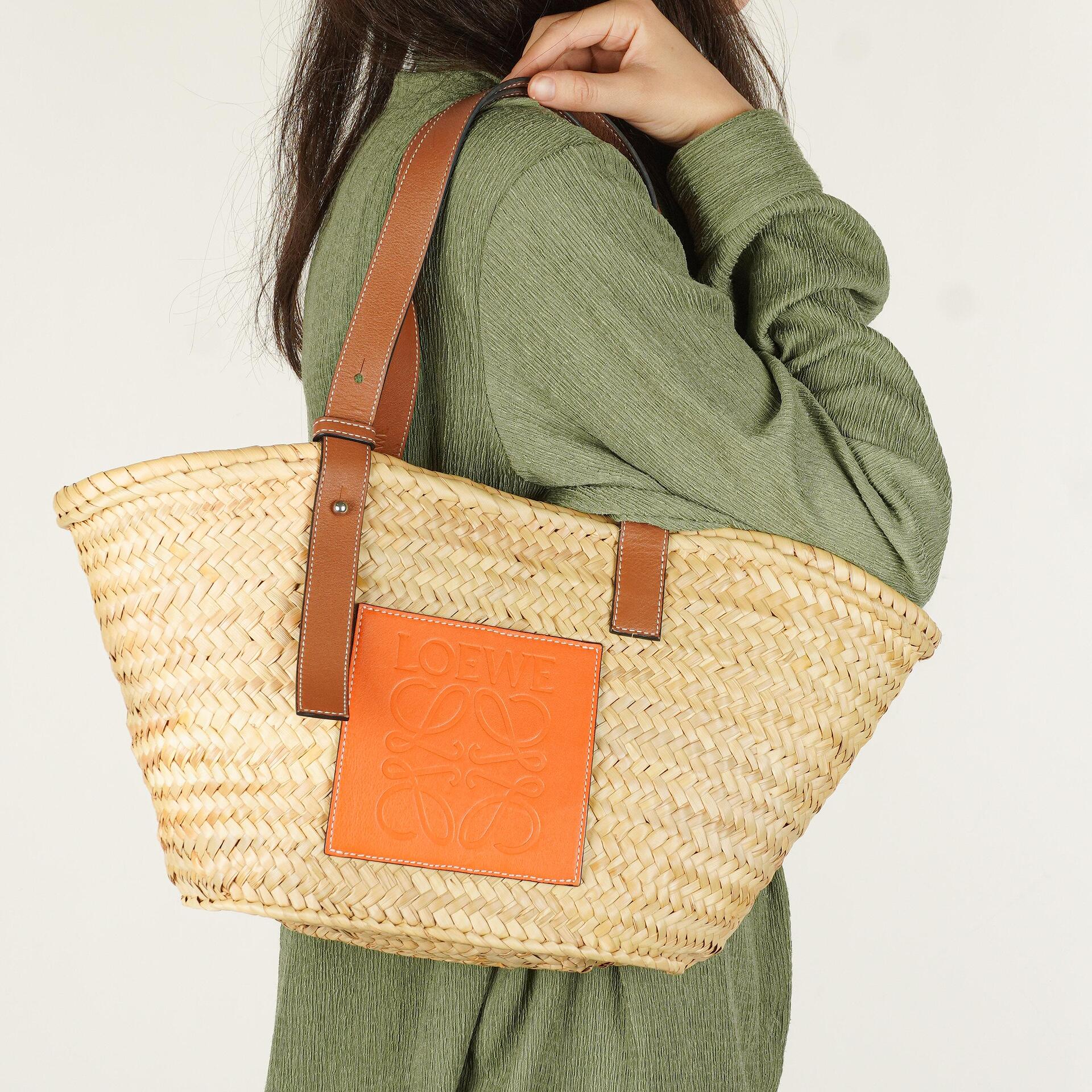 Loewe Raffia Basket Bag