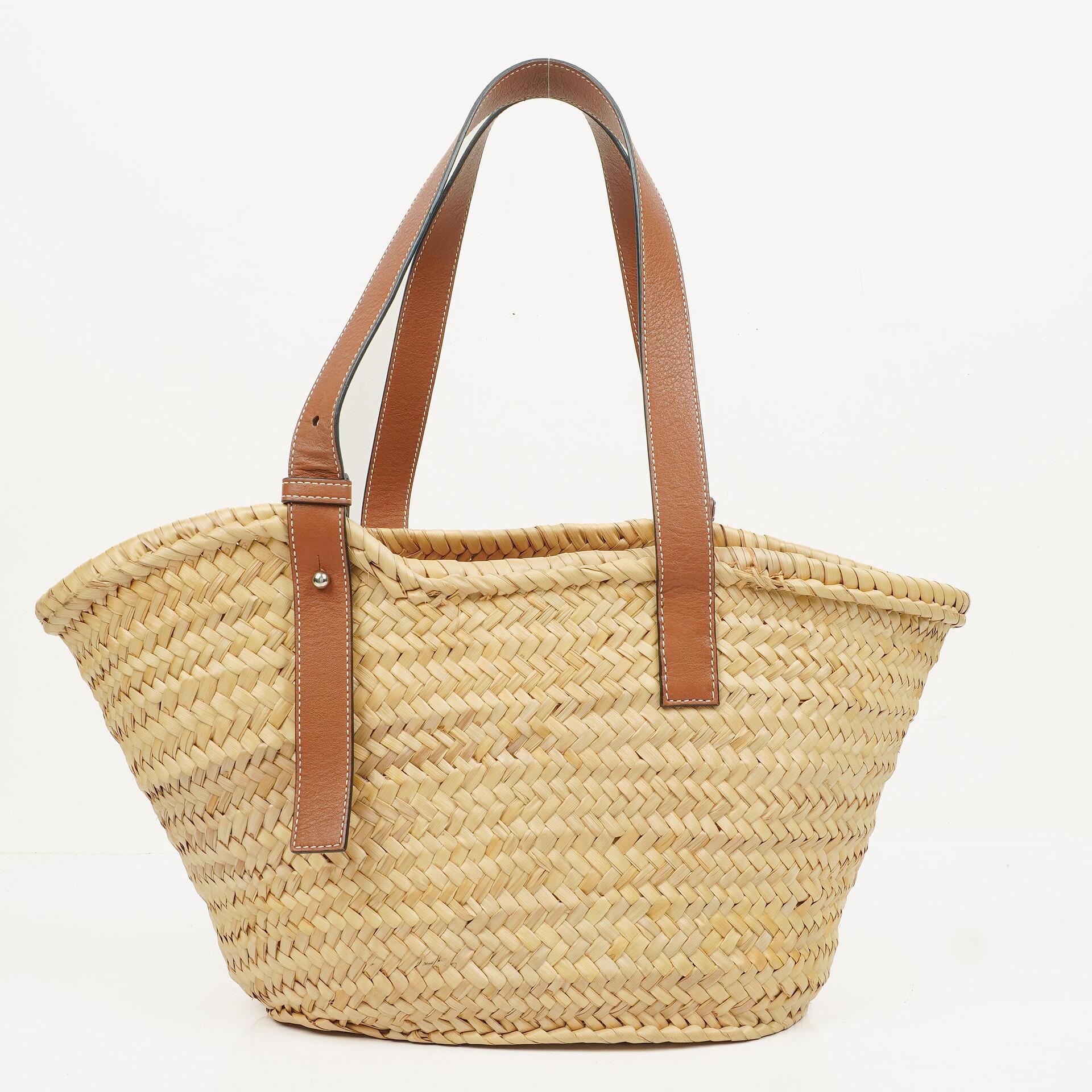 Loewe Raffia Basket Bag