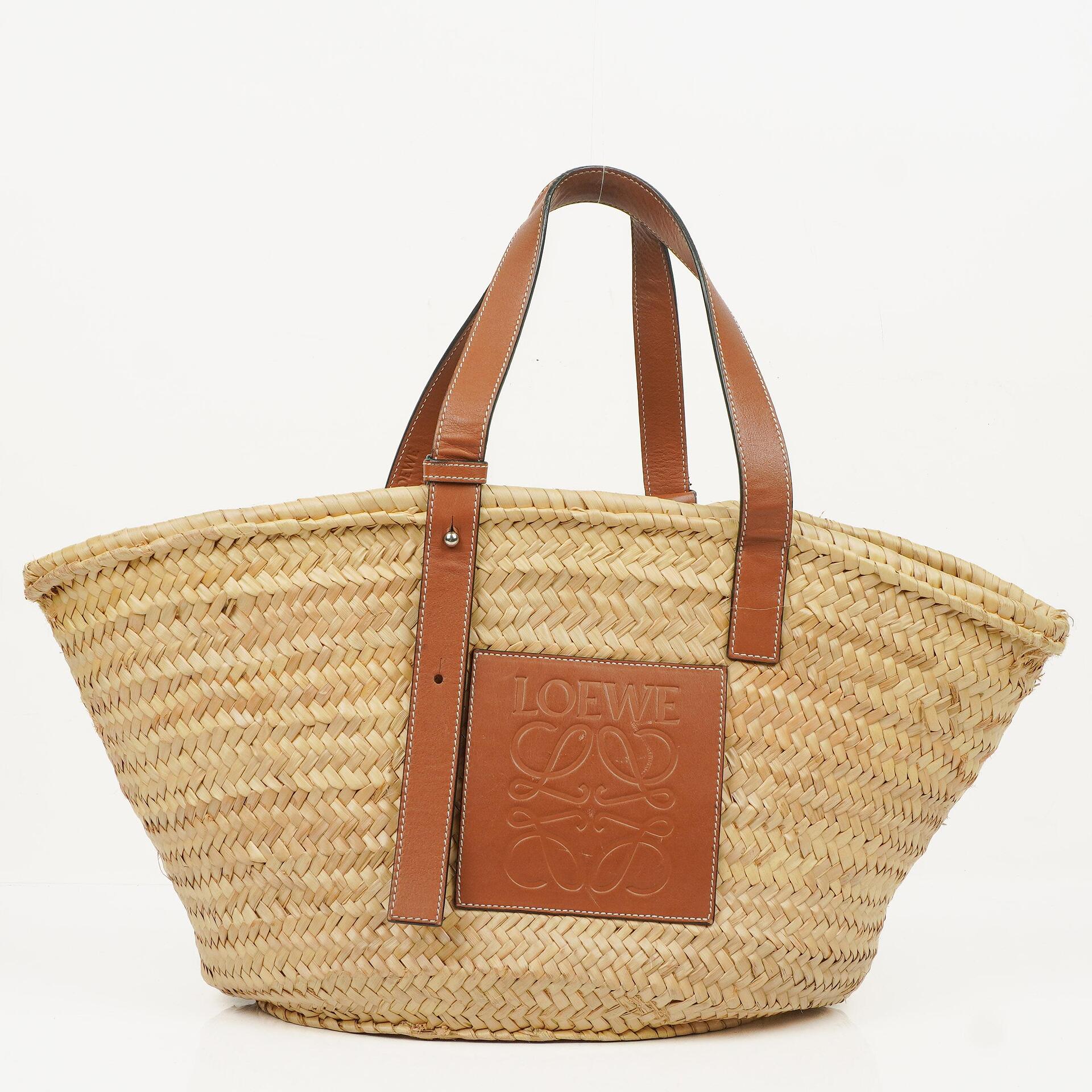 Loewe Raffia Basket Bag