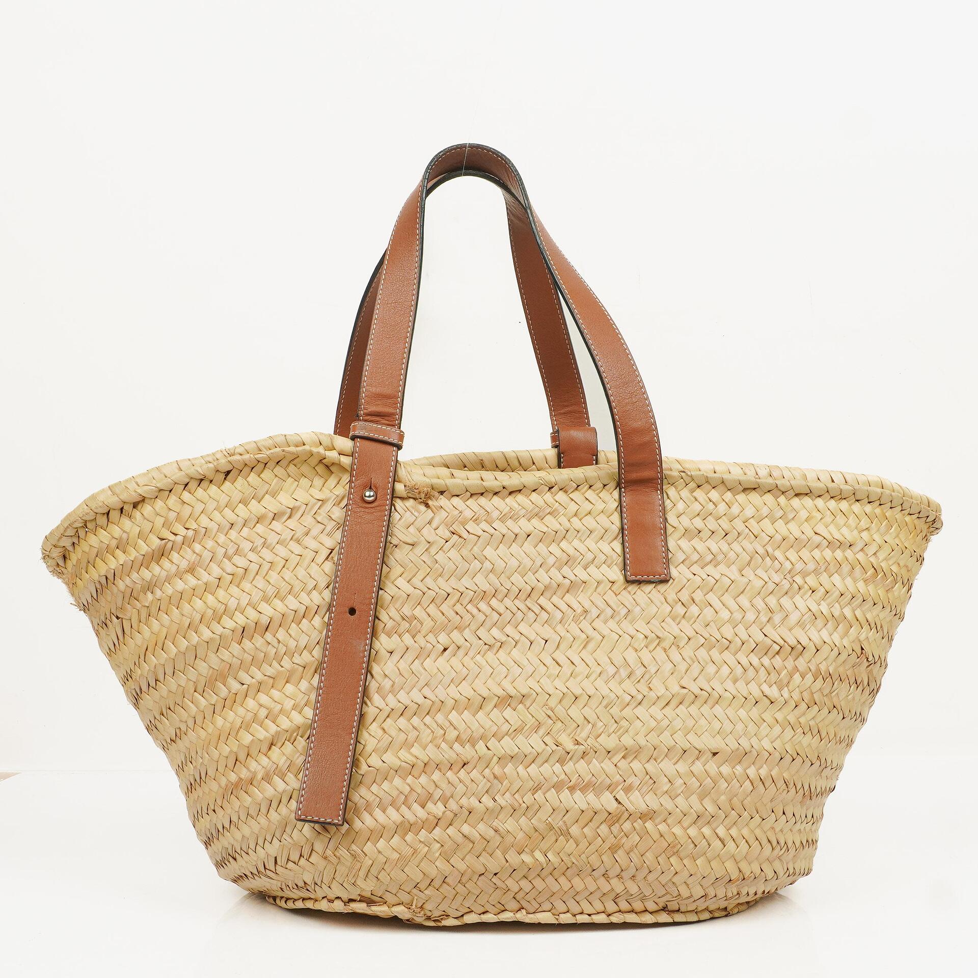 Loewe Raffia Basket Bag