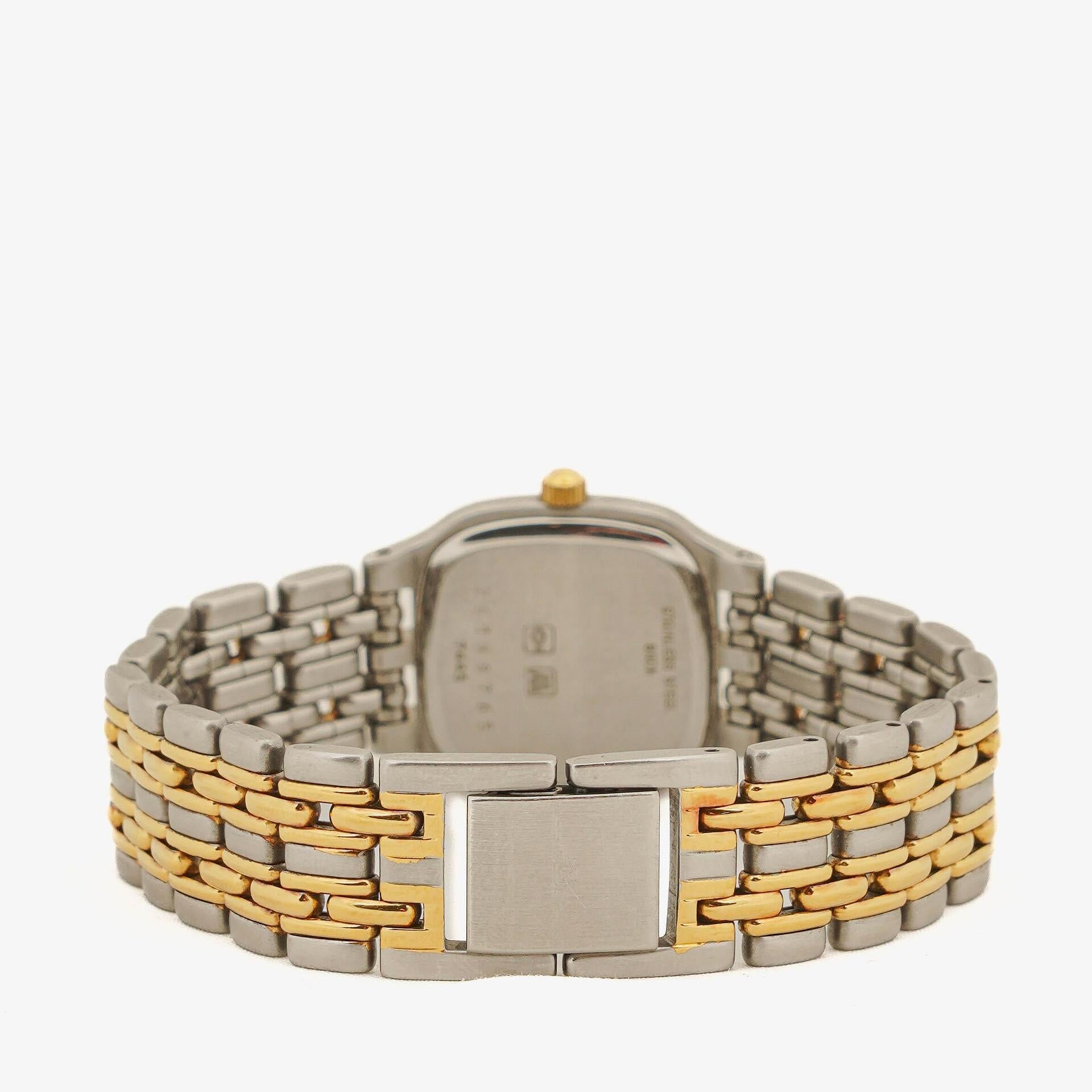 Longines 7445 Quartz Two Tone Stainless Steel Watch