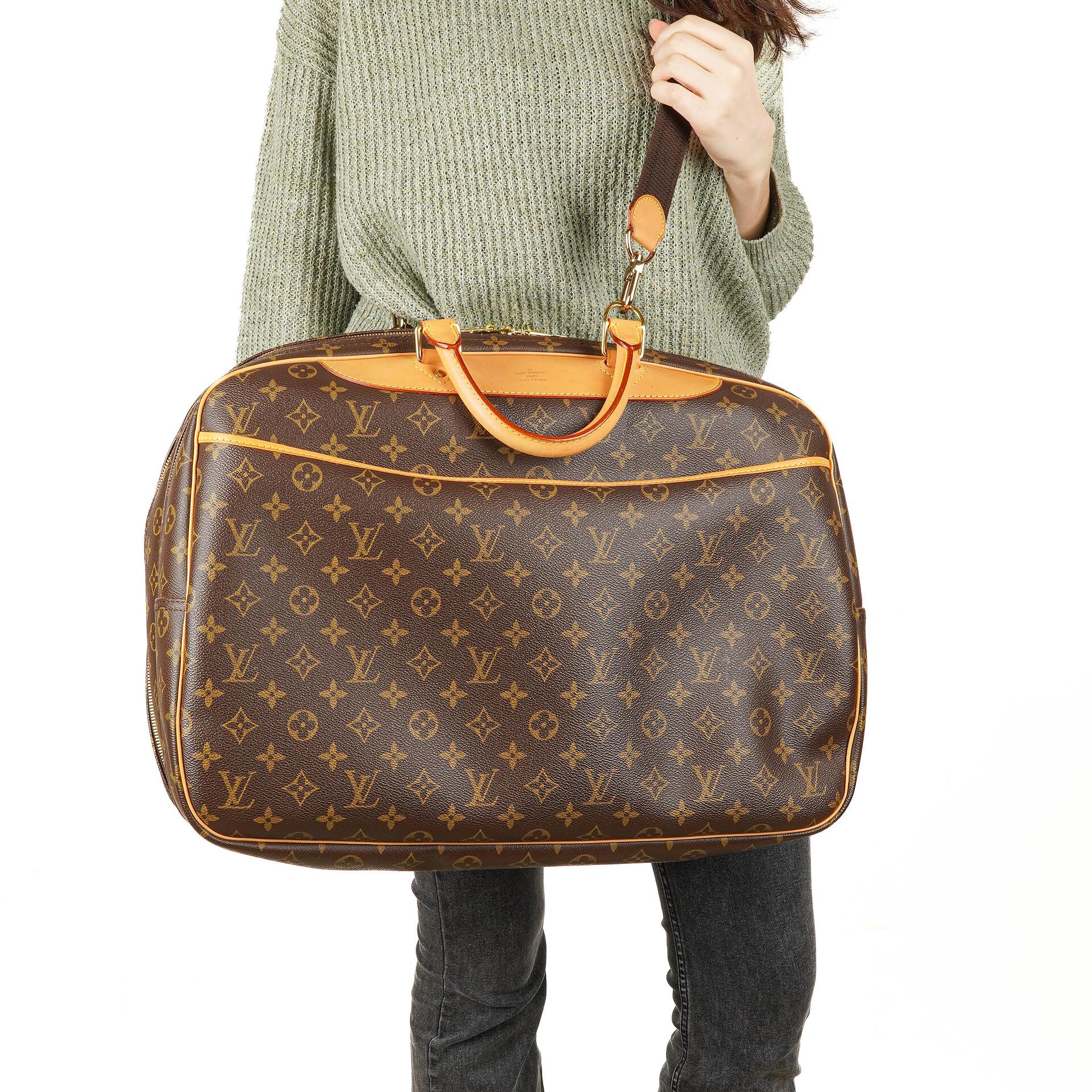 Louis Vuitton Alize 45 Monogram Coated Canvas Travel Bag, 2002
