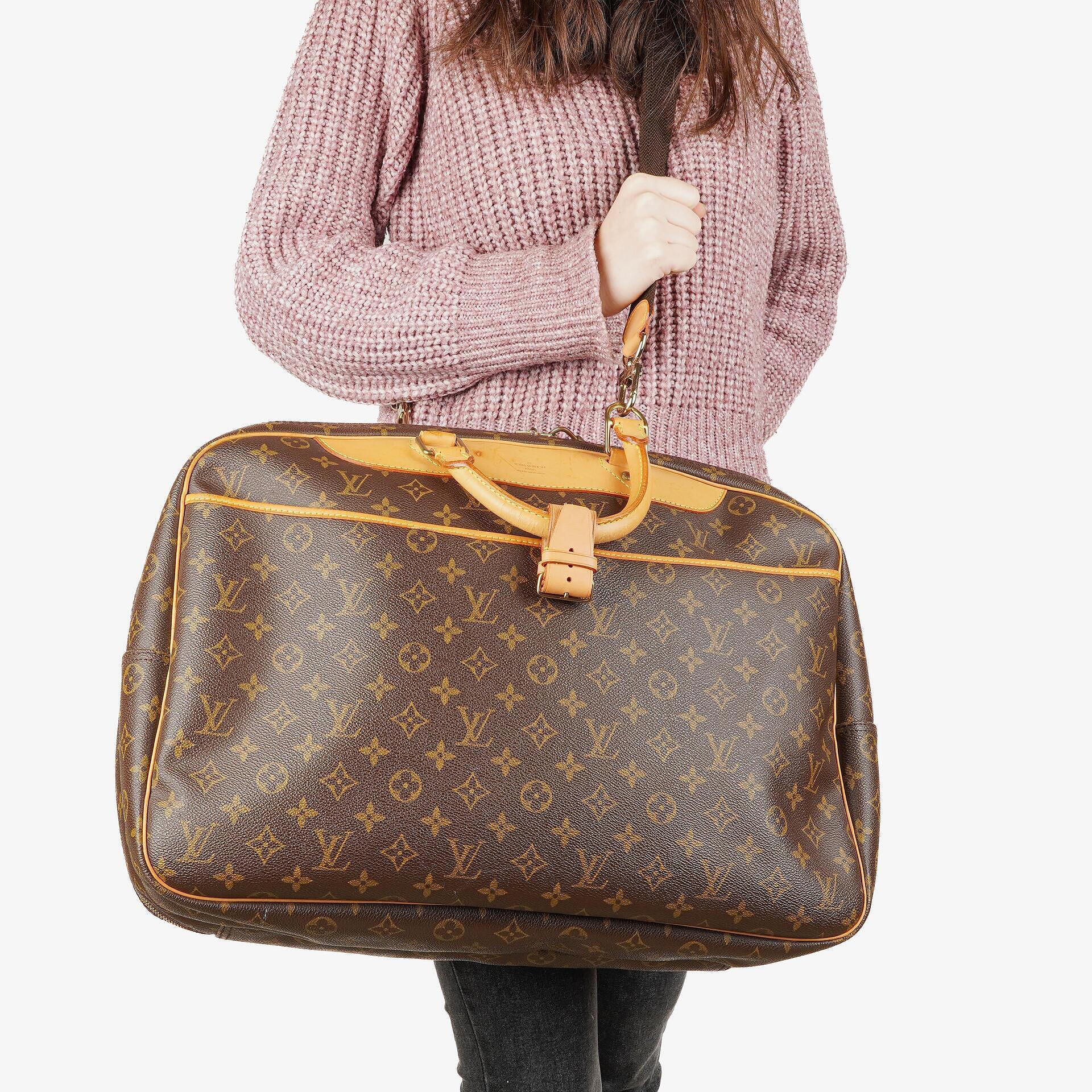 Louis Vuitton Alize 45 Monogram Coated Canvas Travel Bag, 2002