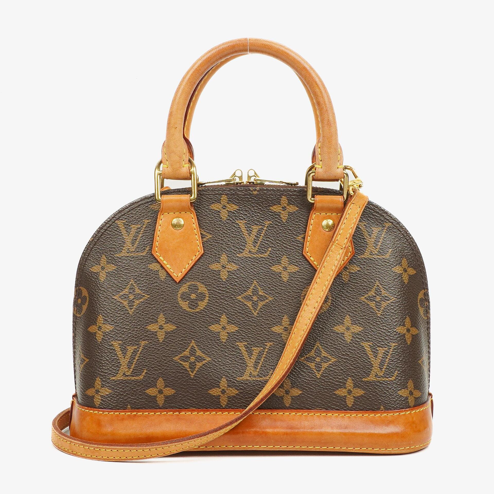 Louis Vuitton Alma BB Monogram Canvas Handbag