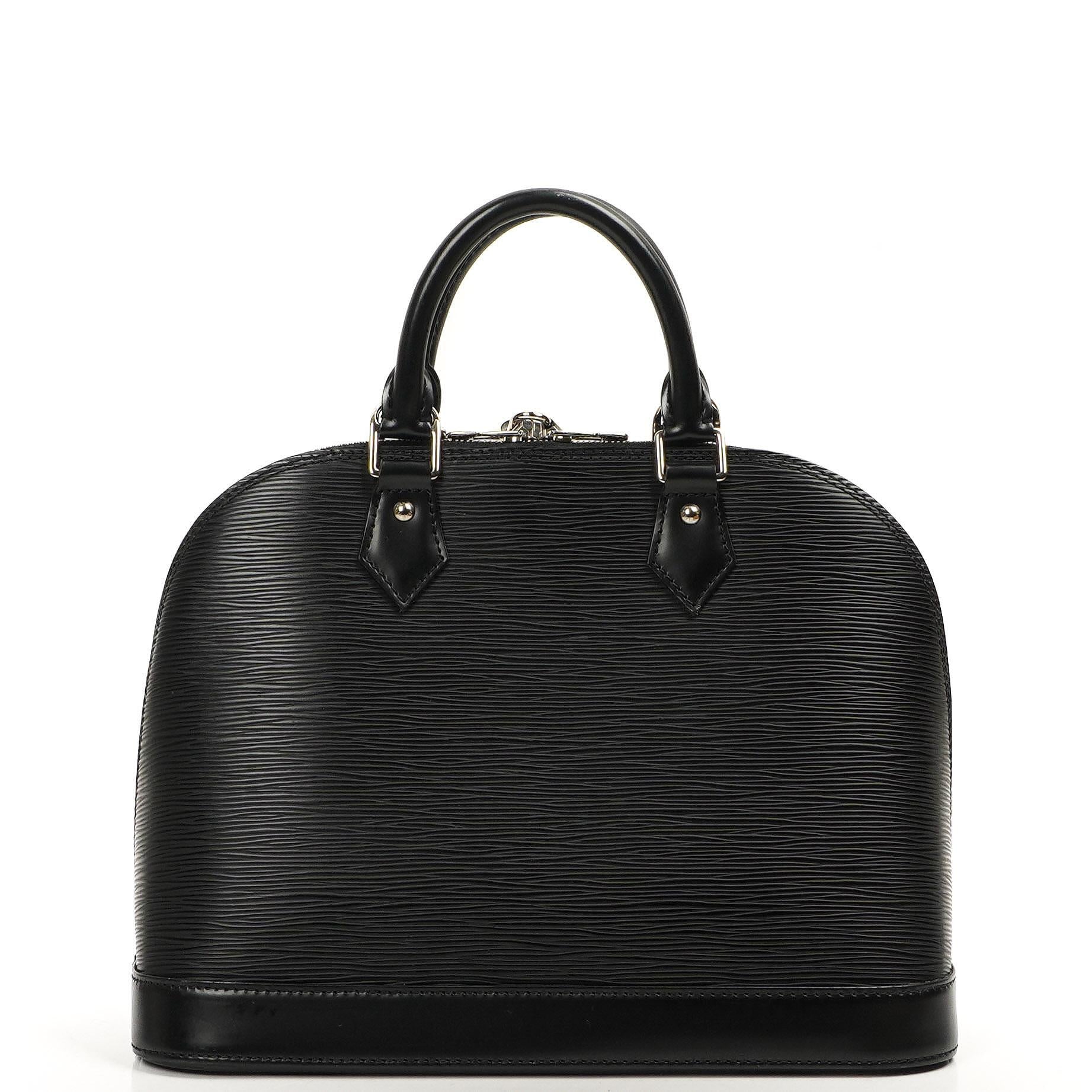 Louis Vuitton Alma PM Black EPI Leather Bag