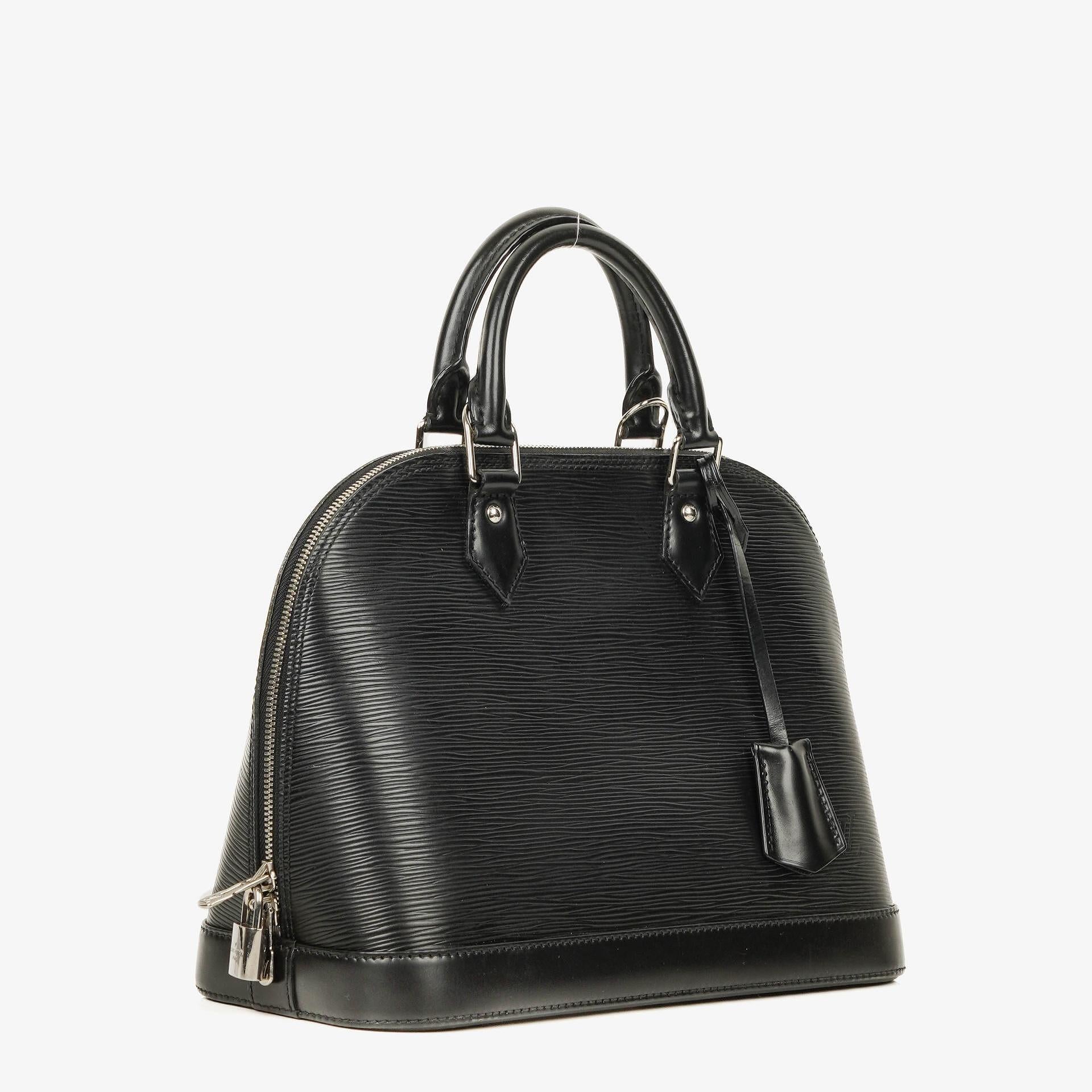 Louis Vuitton Alma PM Black Epi Leather Handbag