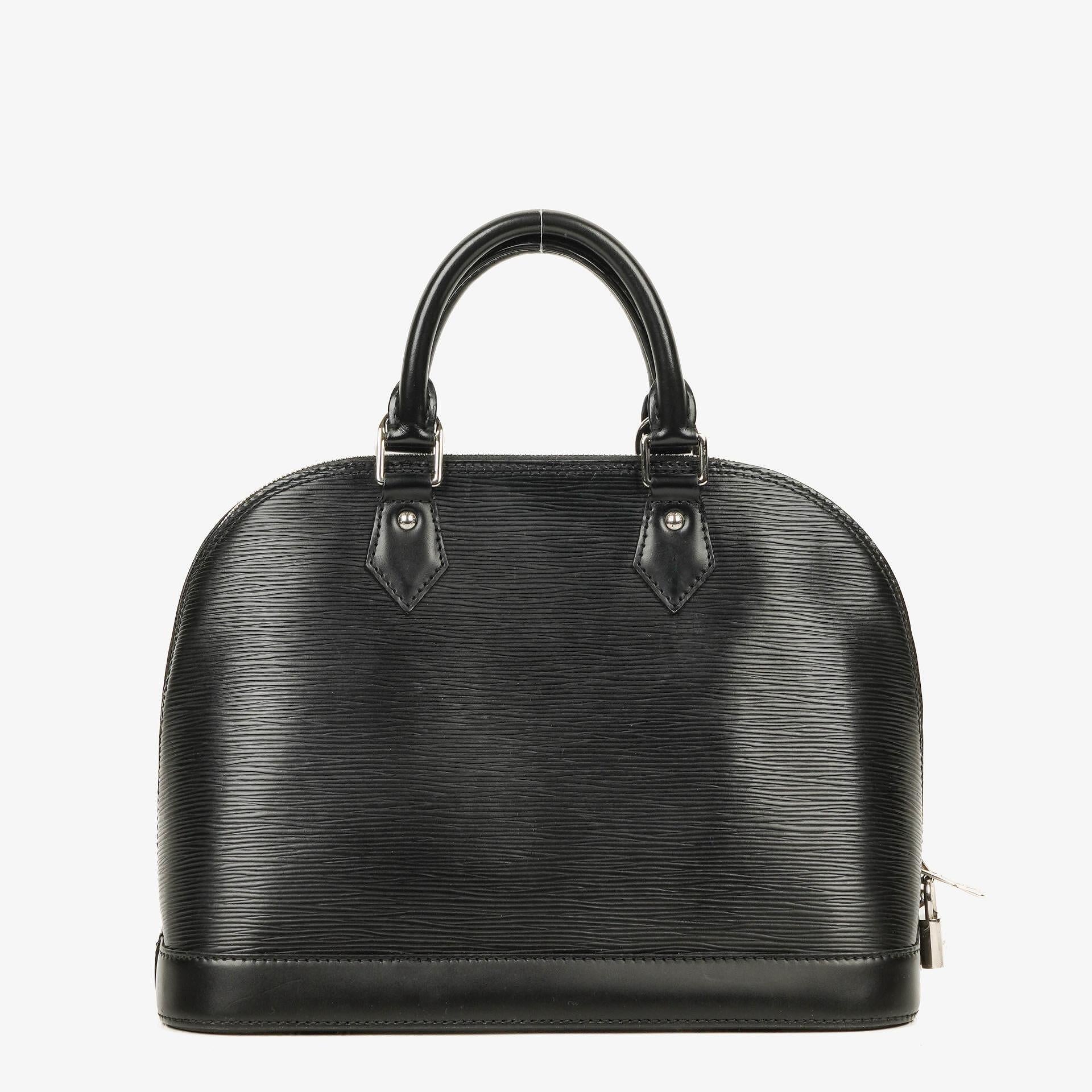 Louis Vuitton Alma PM Black Epi Leather Handbag