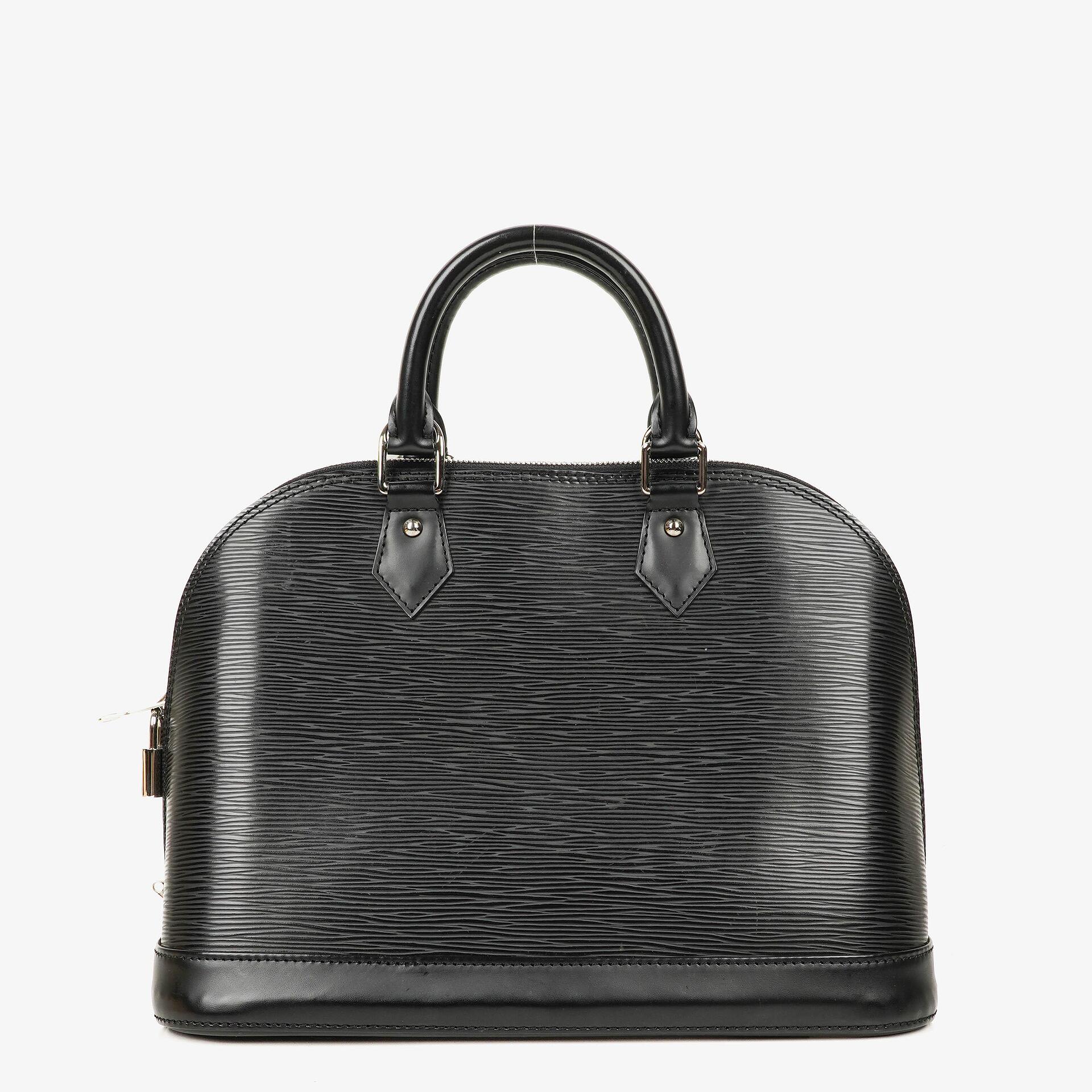 Louis Vuitton Alma PM In Black EPI Leather Handbag