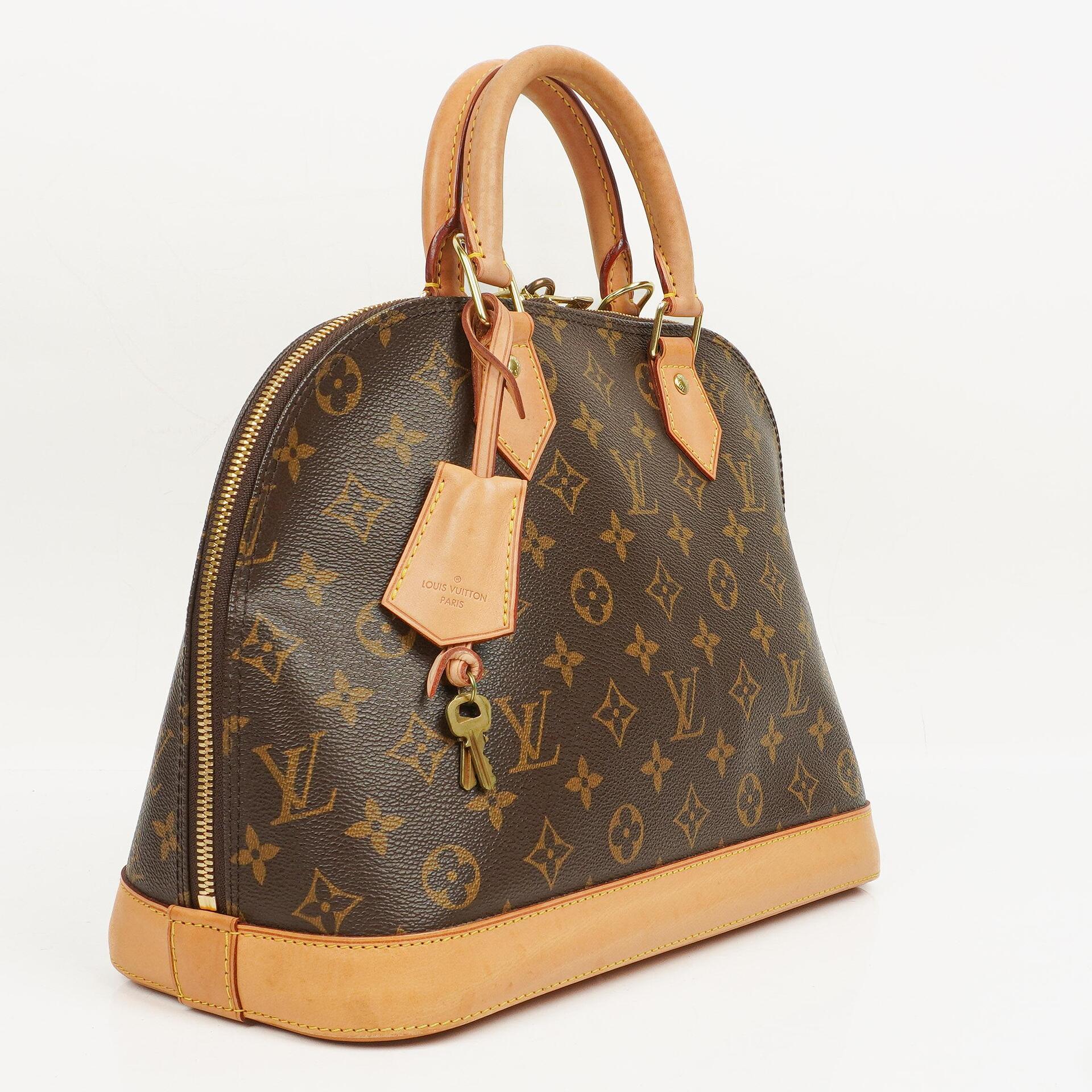 Louis Vuitton Alma PM Monogram Canvas Handbag