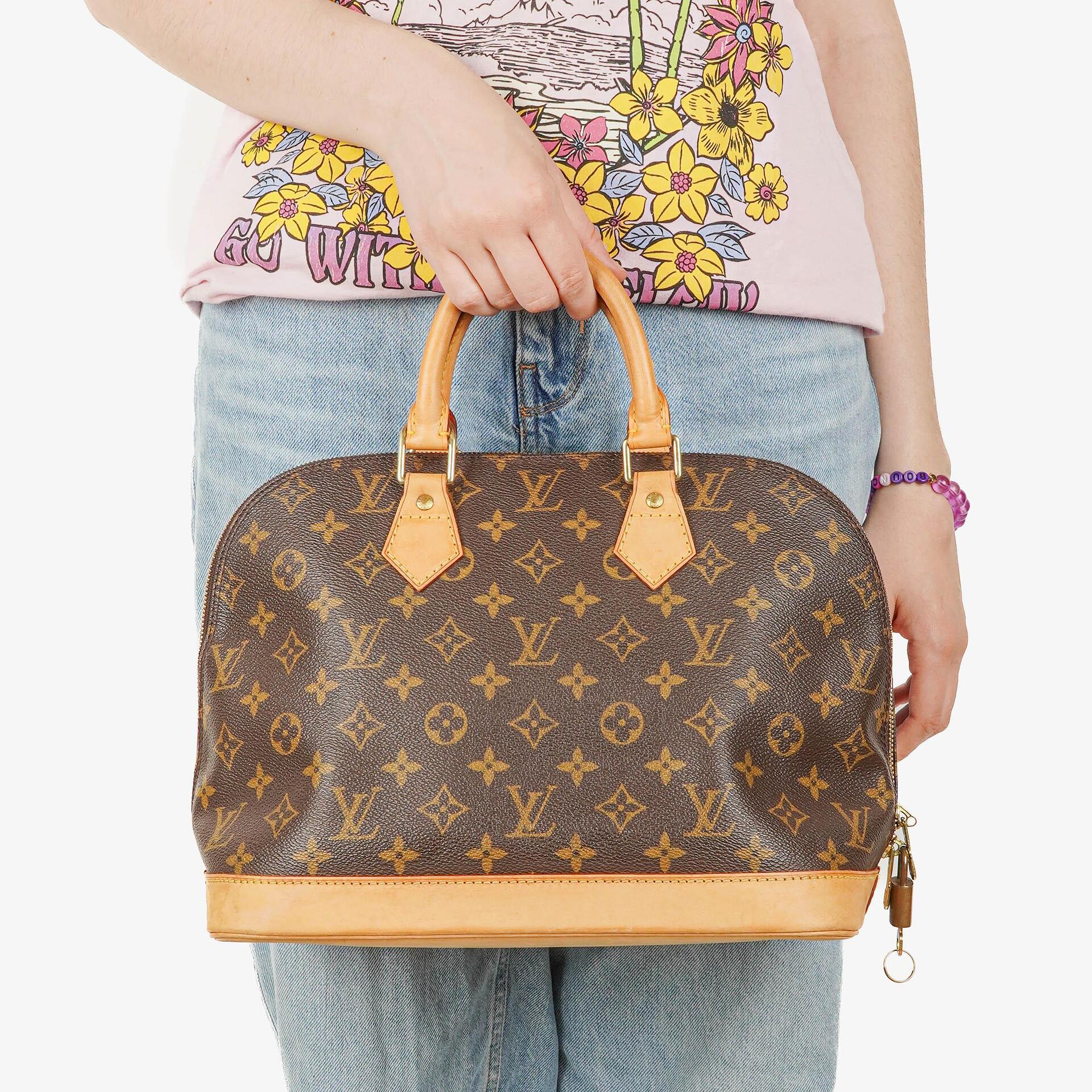 Louis Vuitton Alma PM Monogram Canvas Handbag