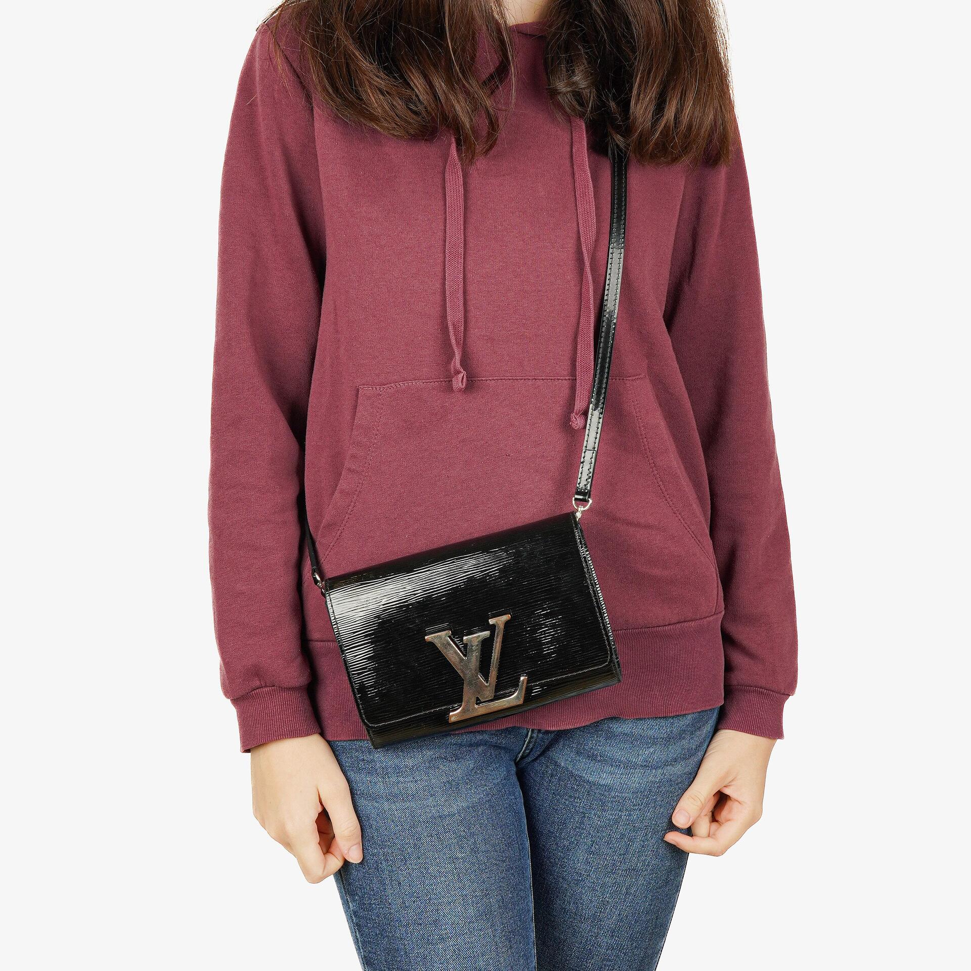 Louis Vuitton Black Electric Epi Leather Louise PM Bag