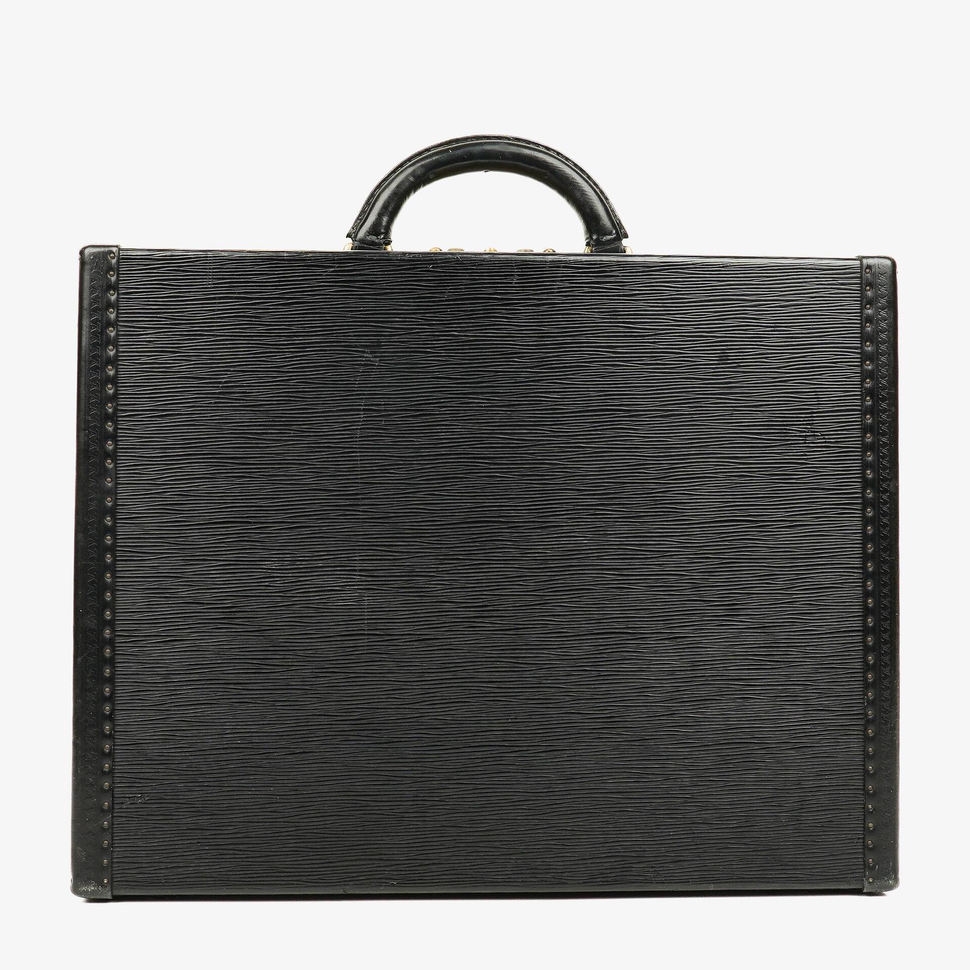 Louis Vuitton Black Epi Leather President Briefcase