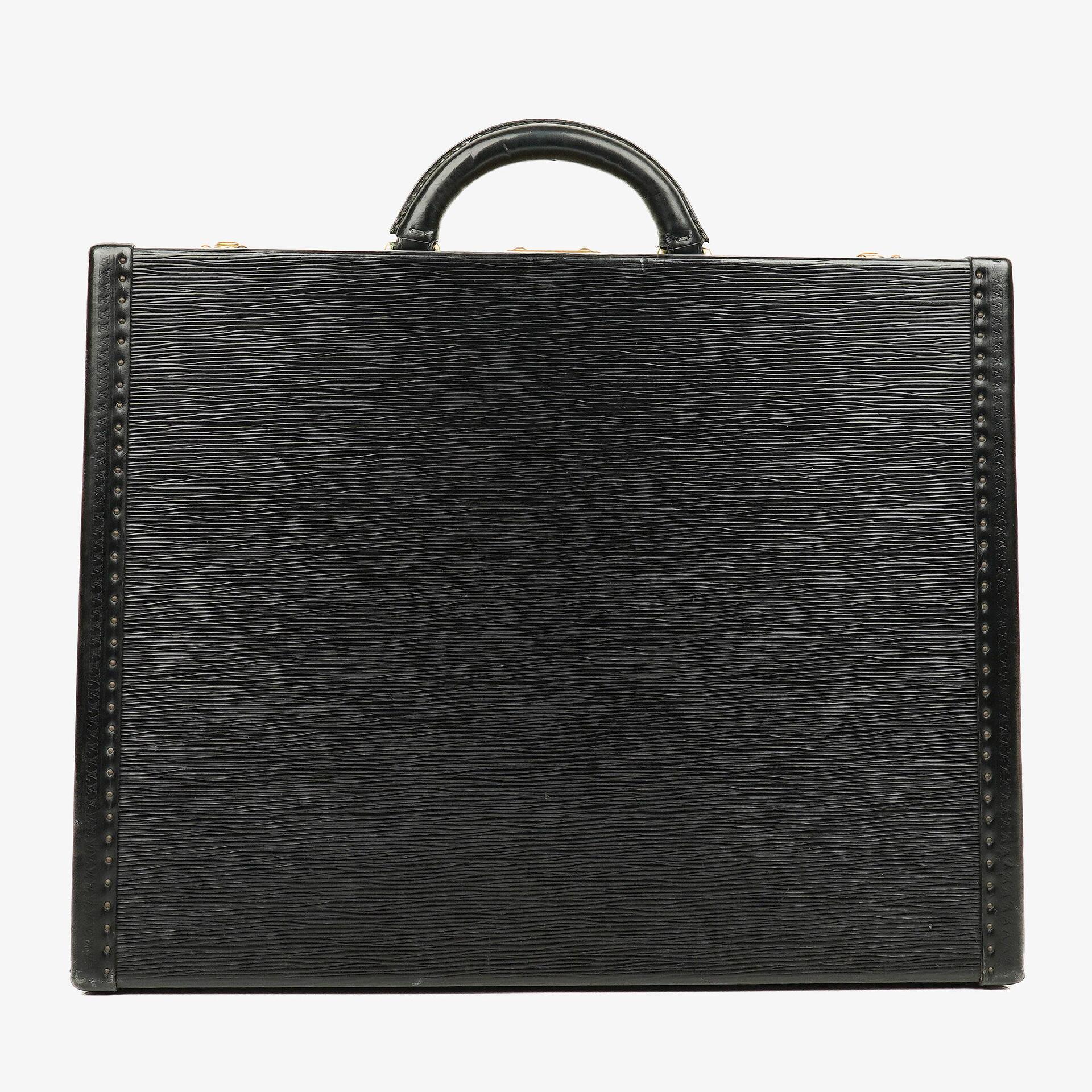 Louis Vuitton Black Epi Leather President Briefcase
