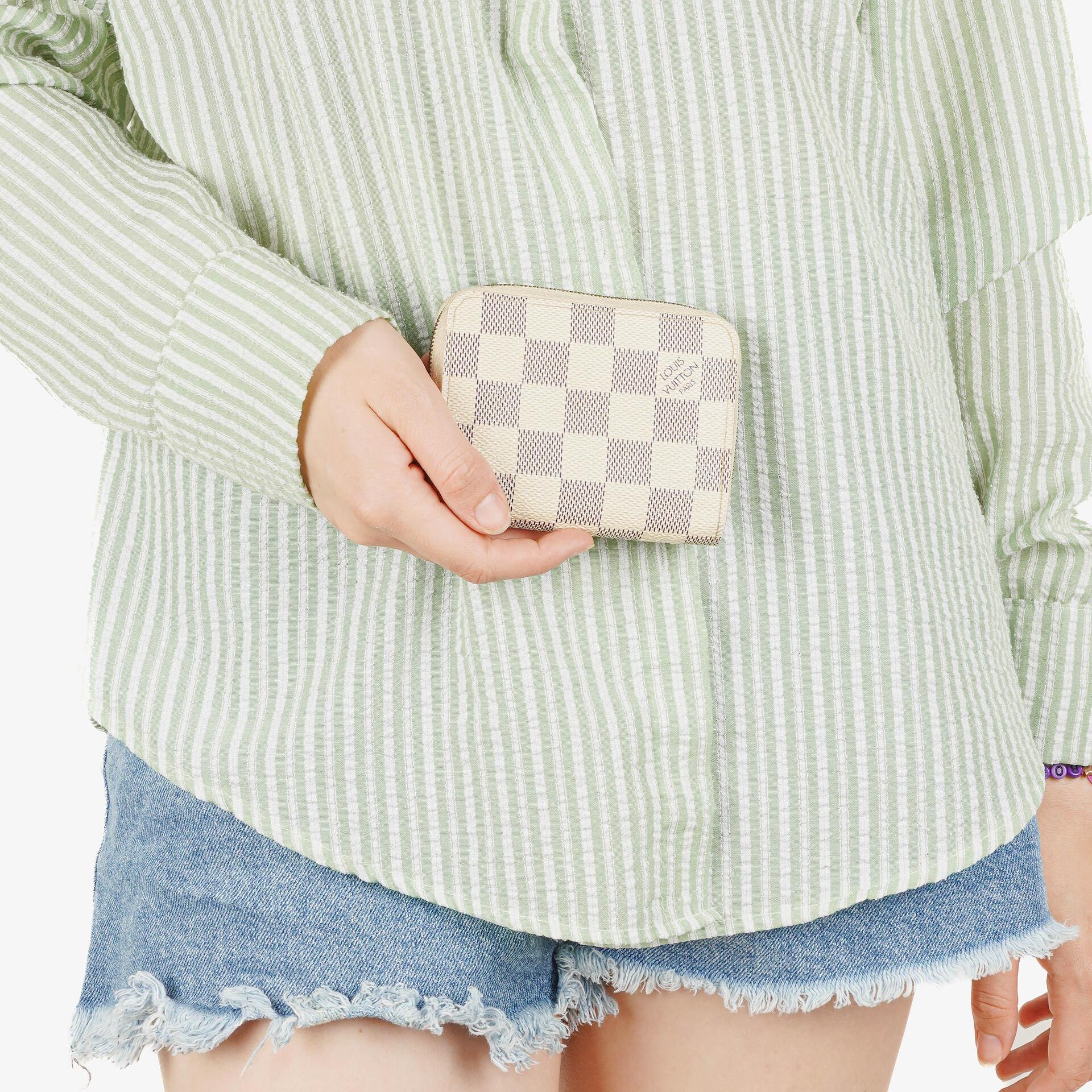 Louis Vuitton Damier Azur Zippy Coin Purse