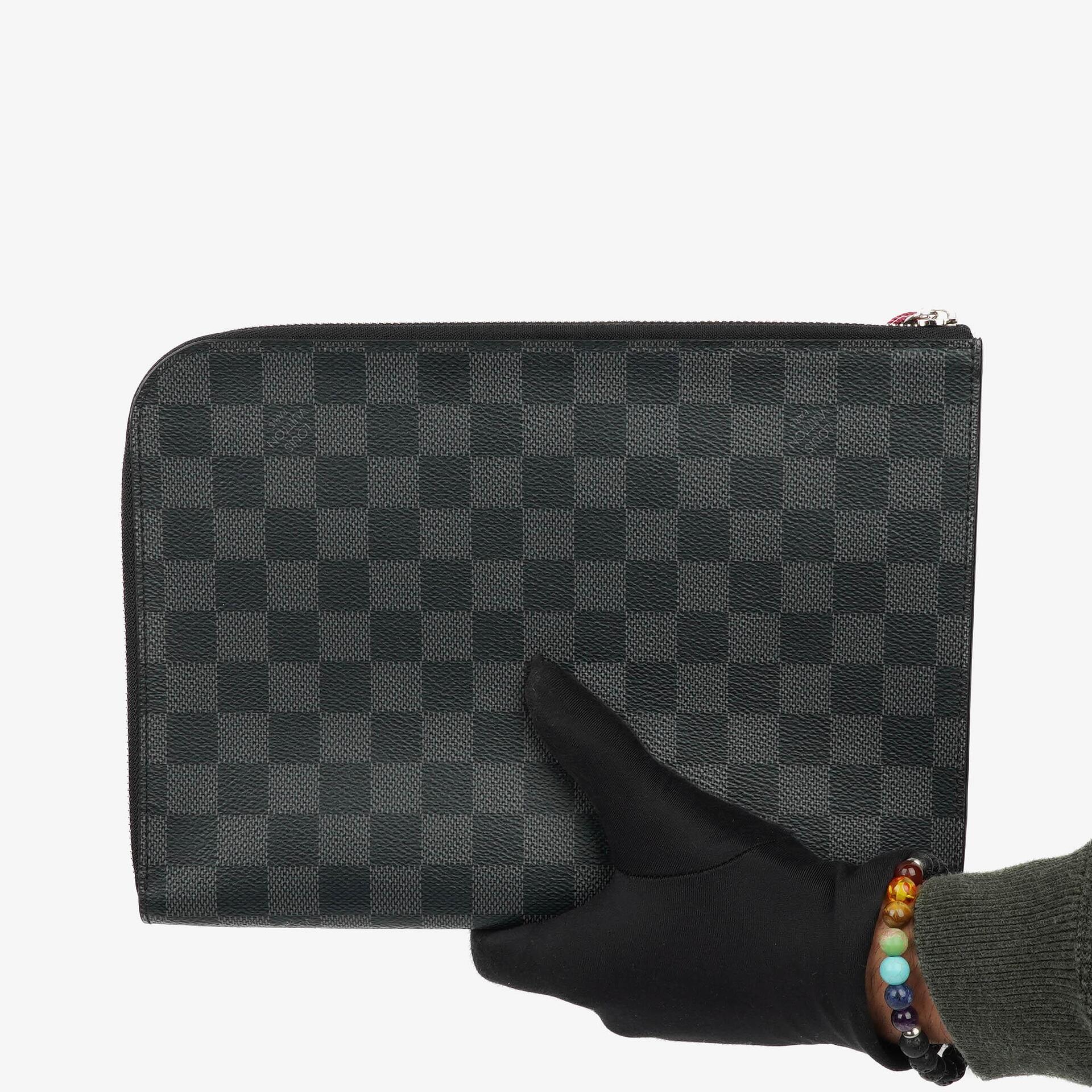 Louis Vuitton Pochette Jour PM Damier Graphite Canvas Case