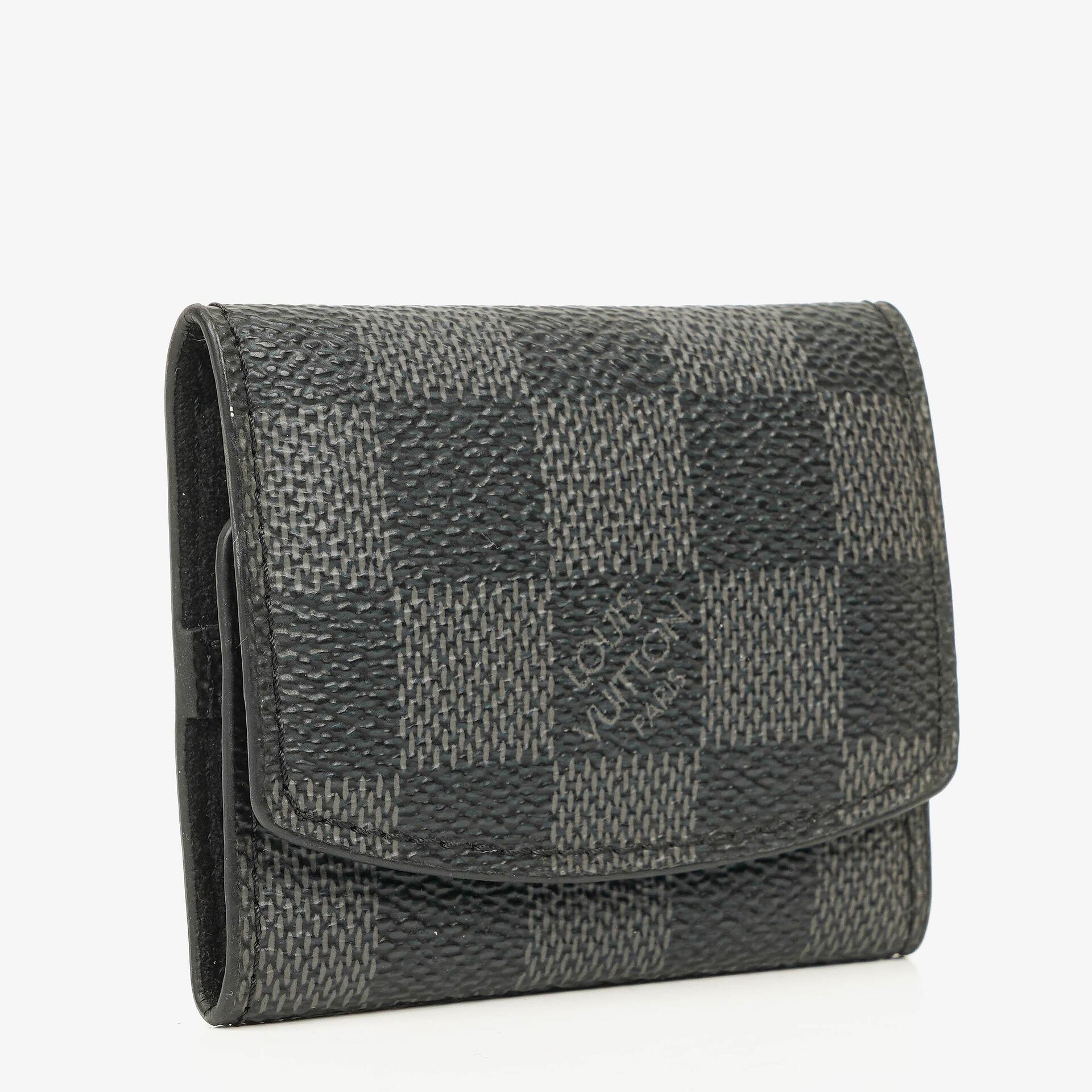 Louis Vuitton Damier Graphite Cufflinks Case