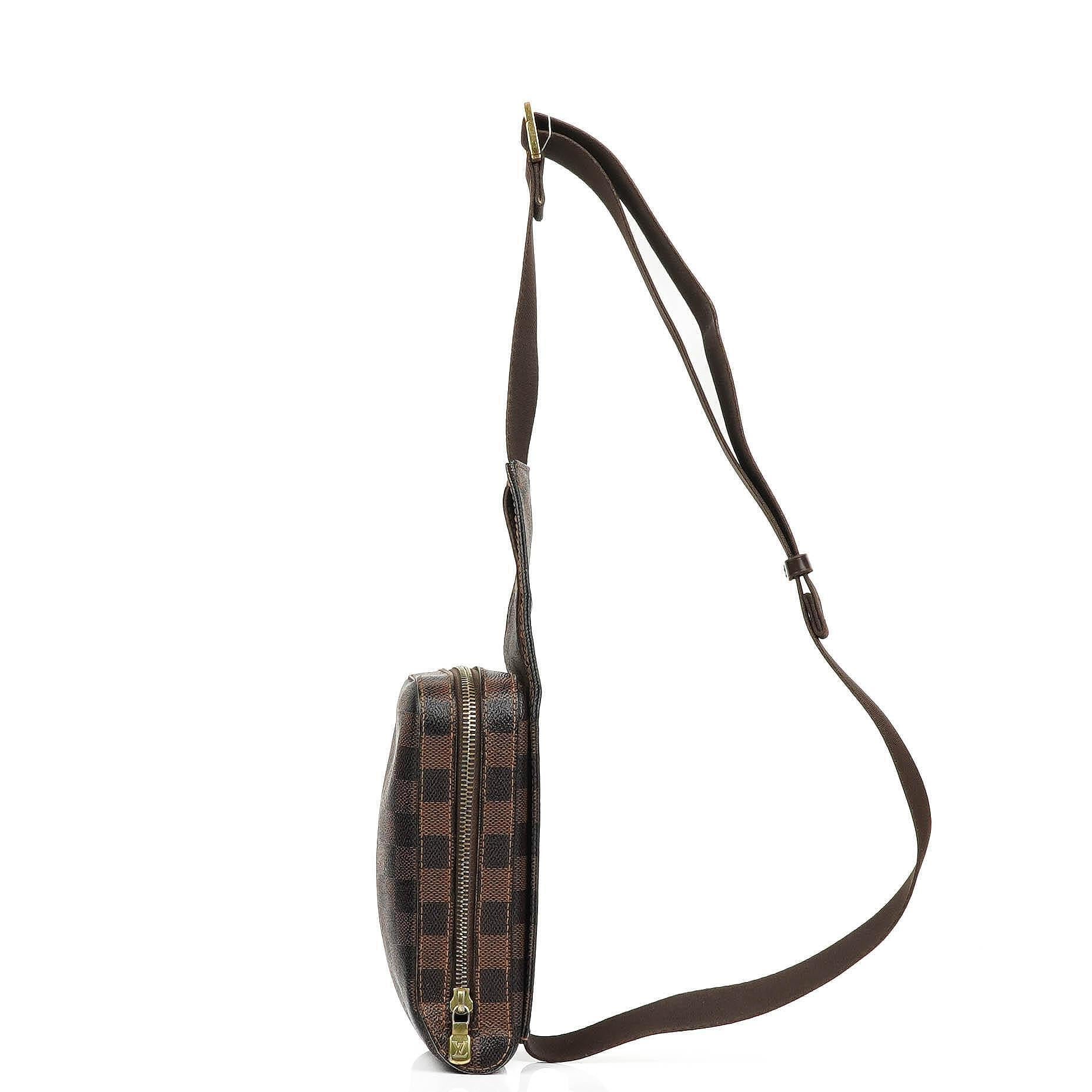 Louis Vuitton Geronimos Damier Ebene Canvas Crossbody Waist Bag, 2010