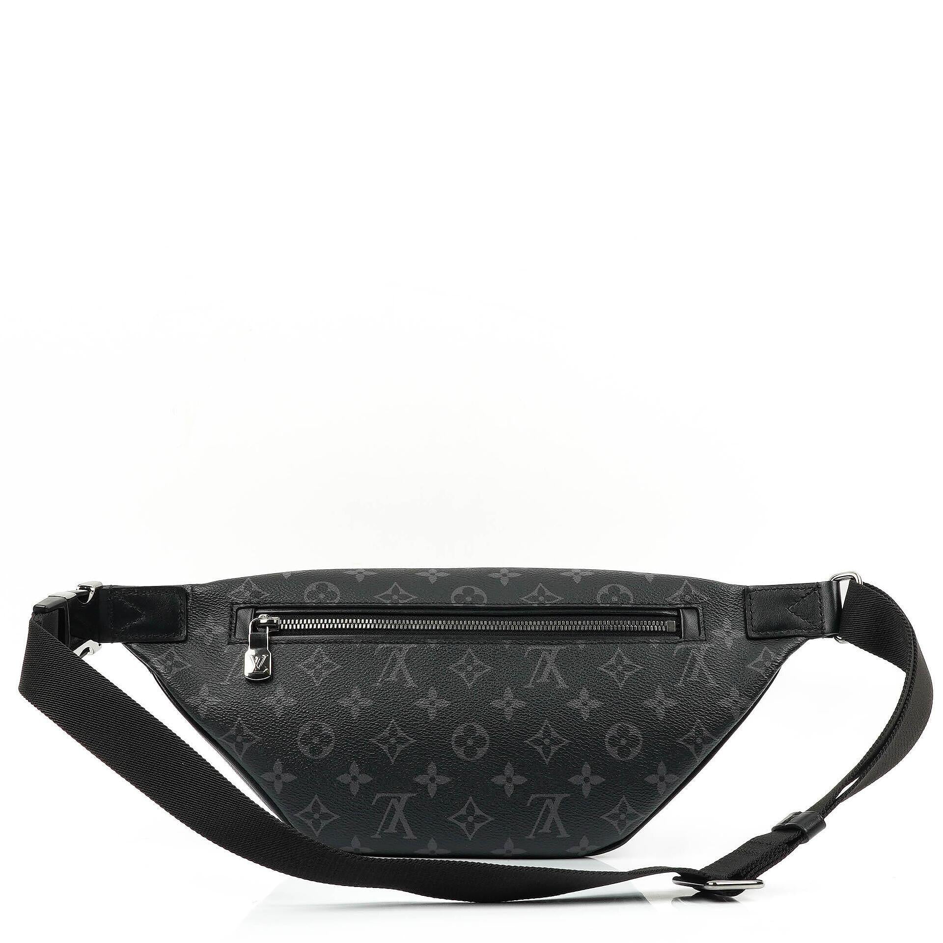 Louis Vuitton Monogram Eclipse Discovery Bumbag PM Belt Crossbody Bag