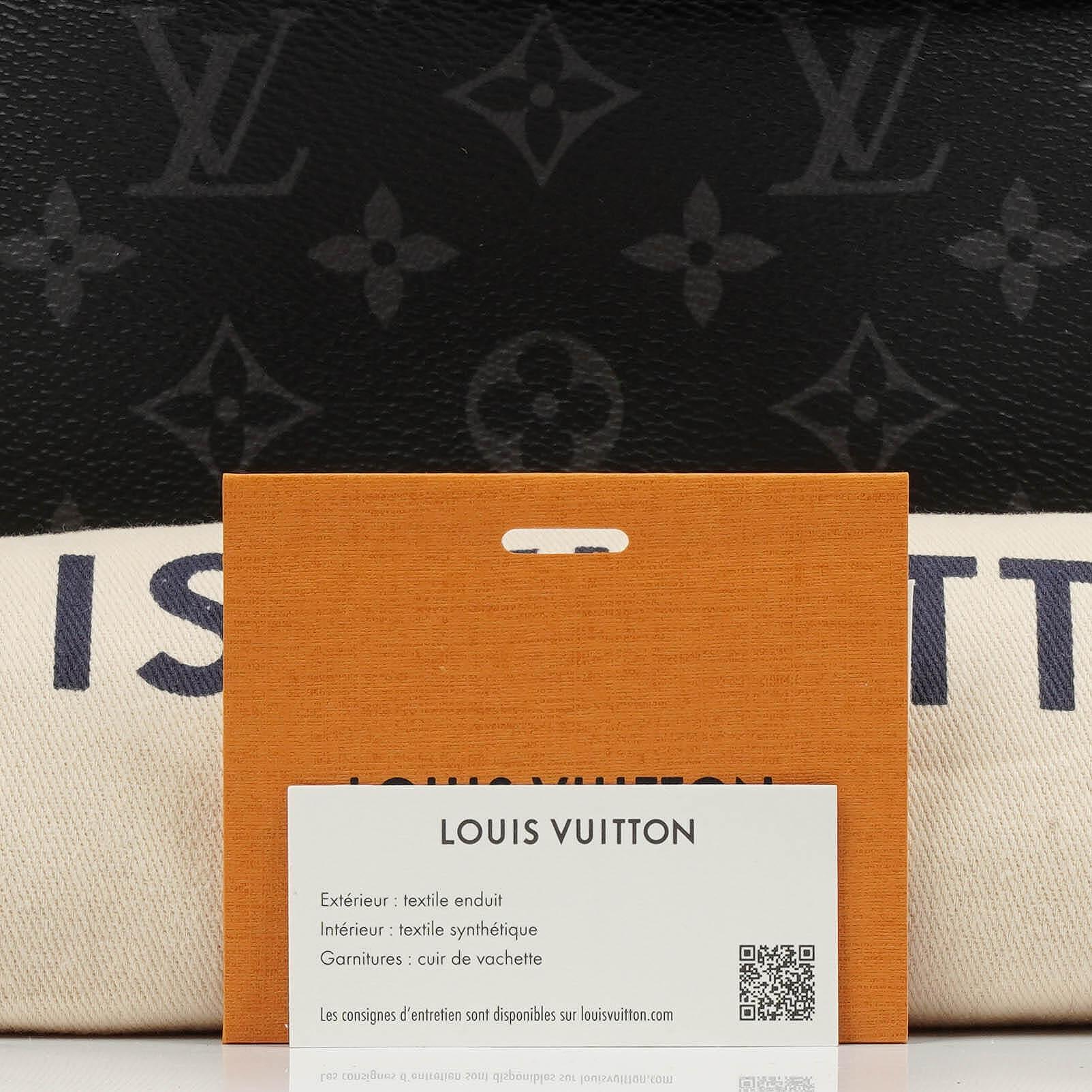Louis Vuitton Monogram Eclipse Discovery Bumbag PM Belt Crossbody Bag