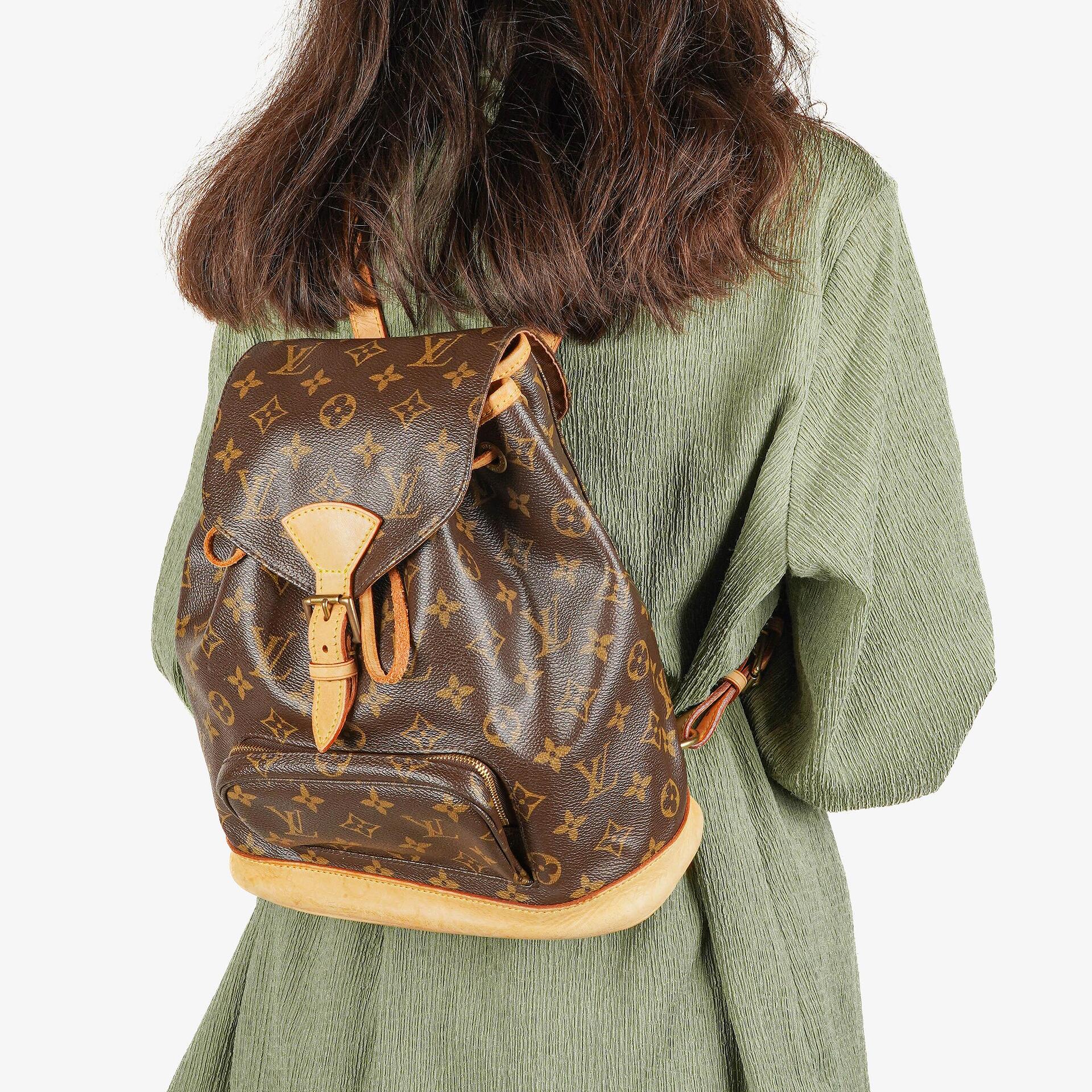 Louis Vuitton Montsouris MM Monogram Canvas Backpack