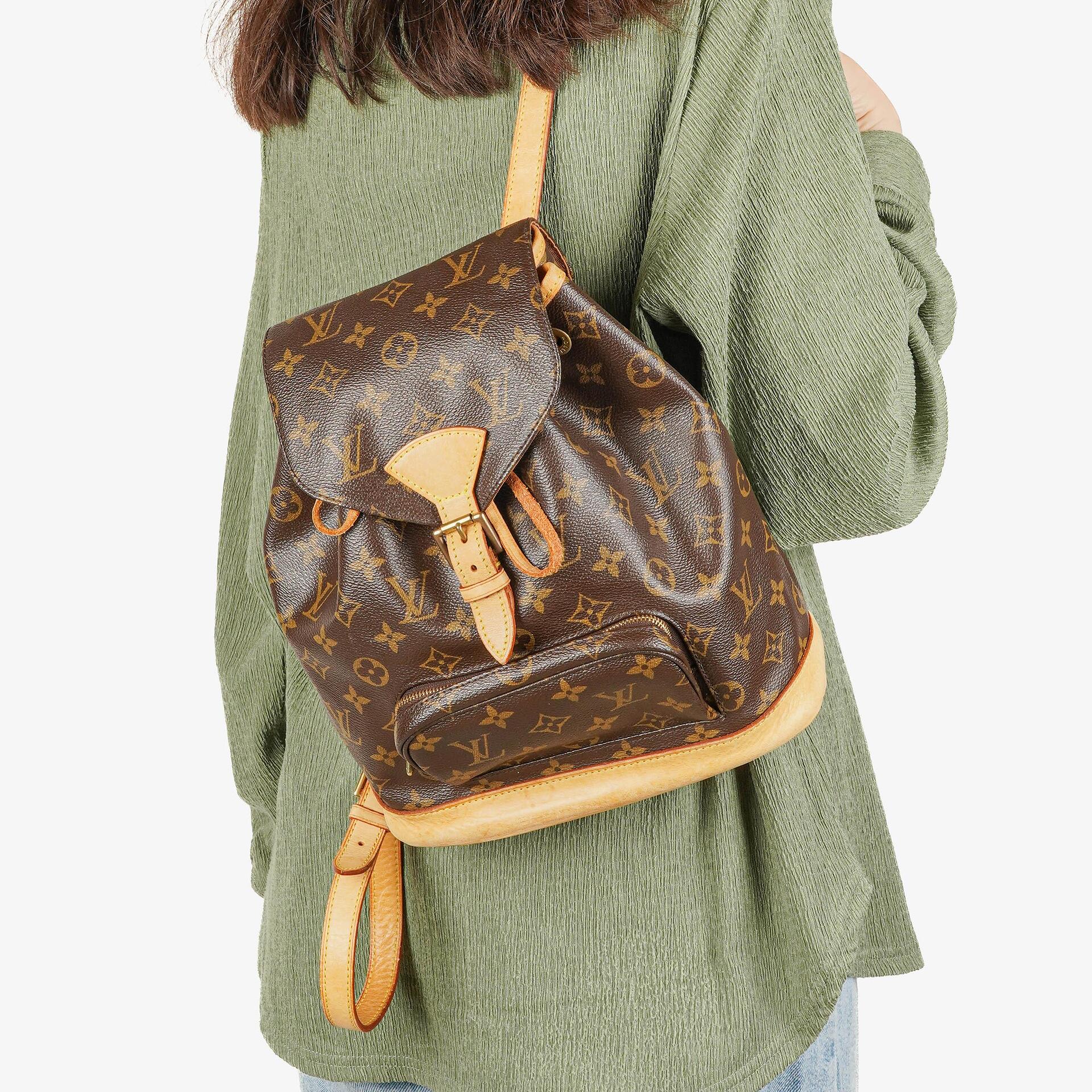 Louis Vuitton Montsouris MM Monogram Canvas Backpack