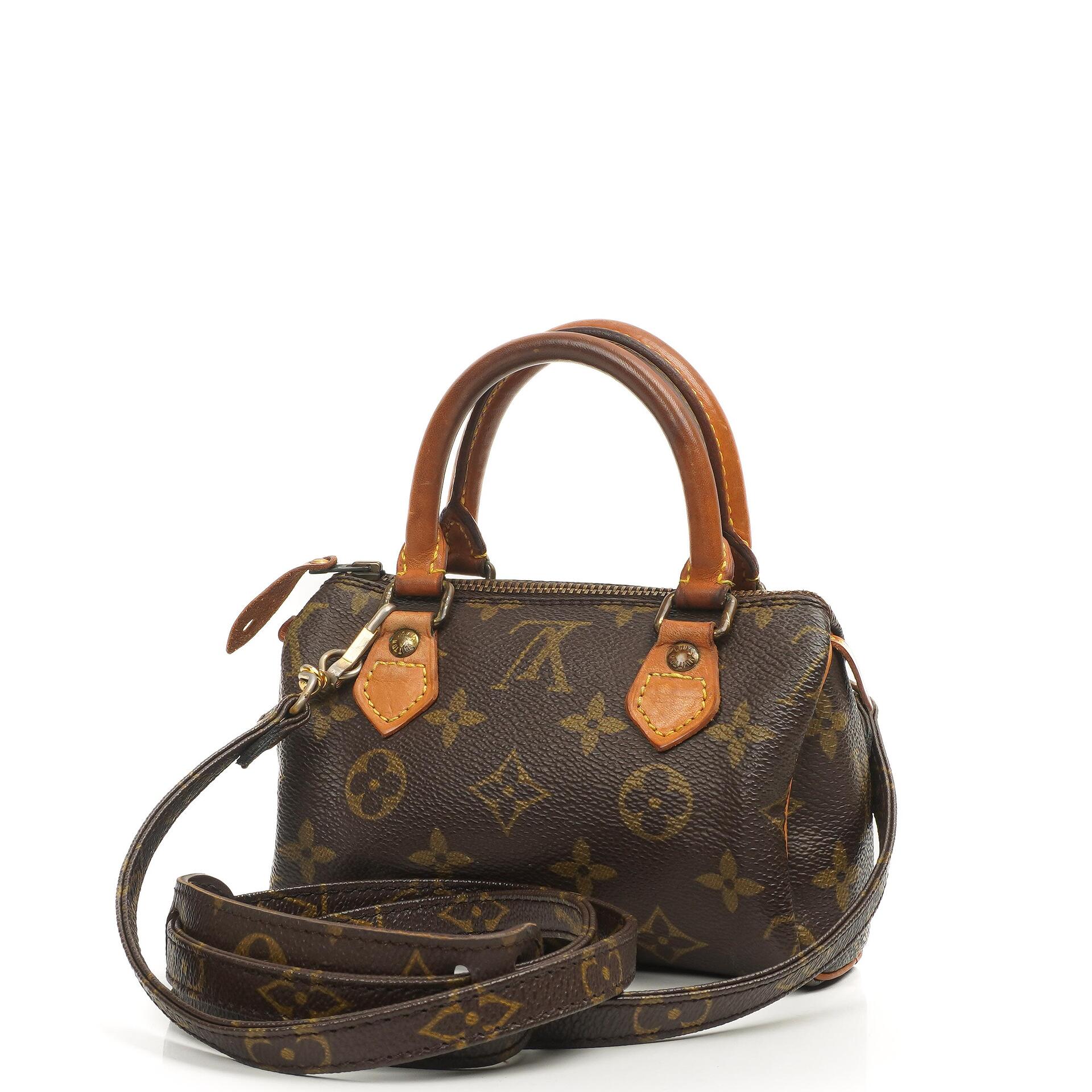 Louis Vuitton Nano Speedy Monogram Canvas Mini Bag