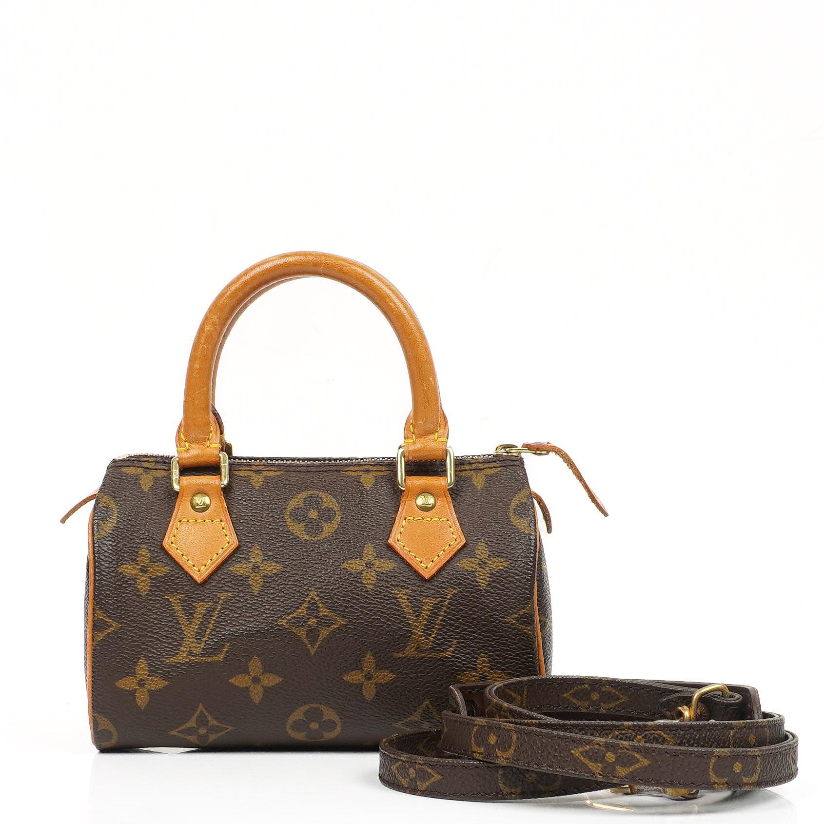 Louis Vuitton Nano Speedy Monogram Canvas Mini Bag