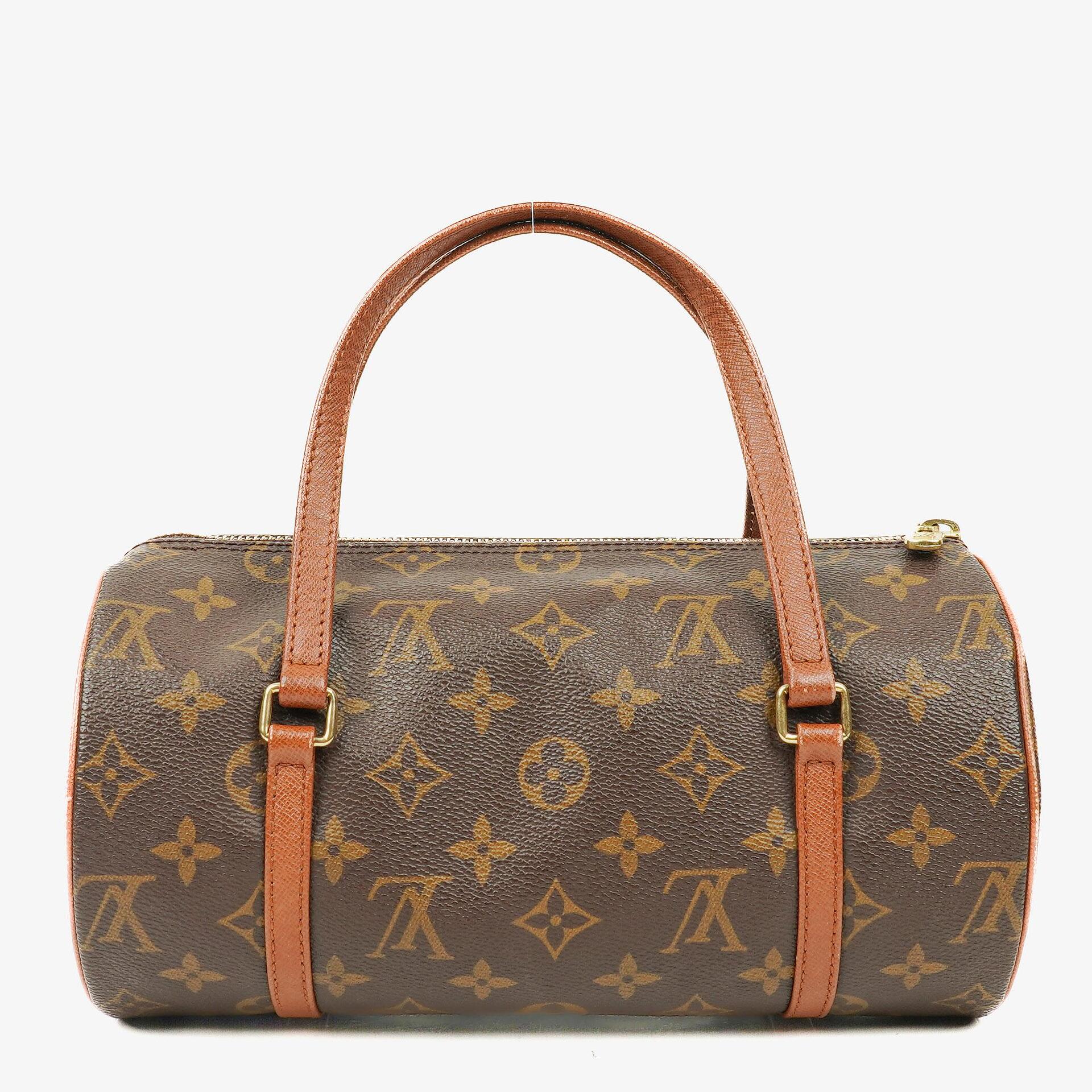 Louis Vuitton Papillon 25 Vintage Monogram Canvas Handbag