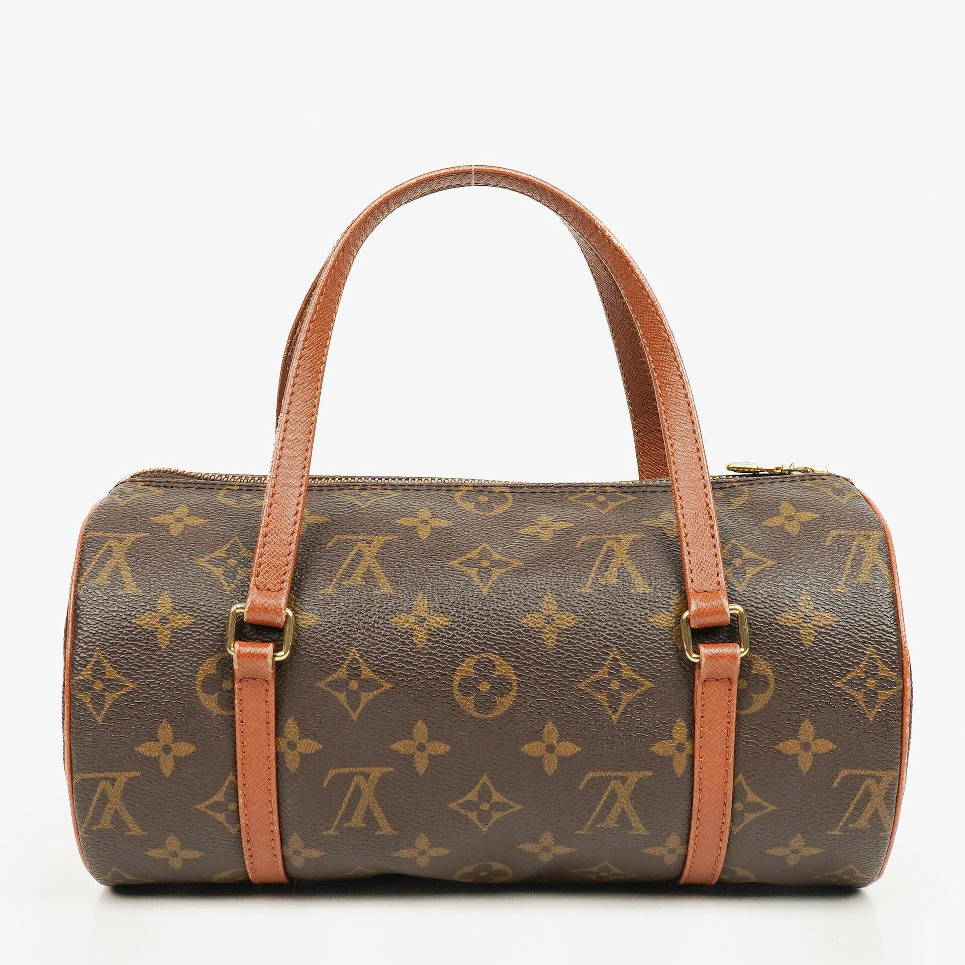 Louis Vuitton Papillon 25 Vintage Monogram Canvas Handbag