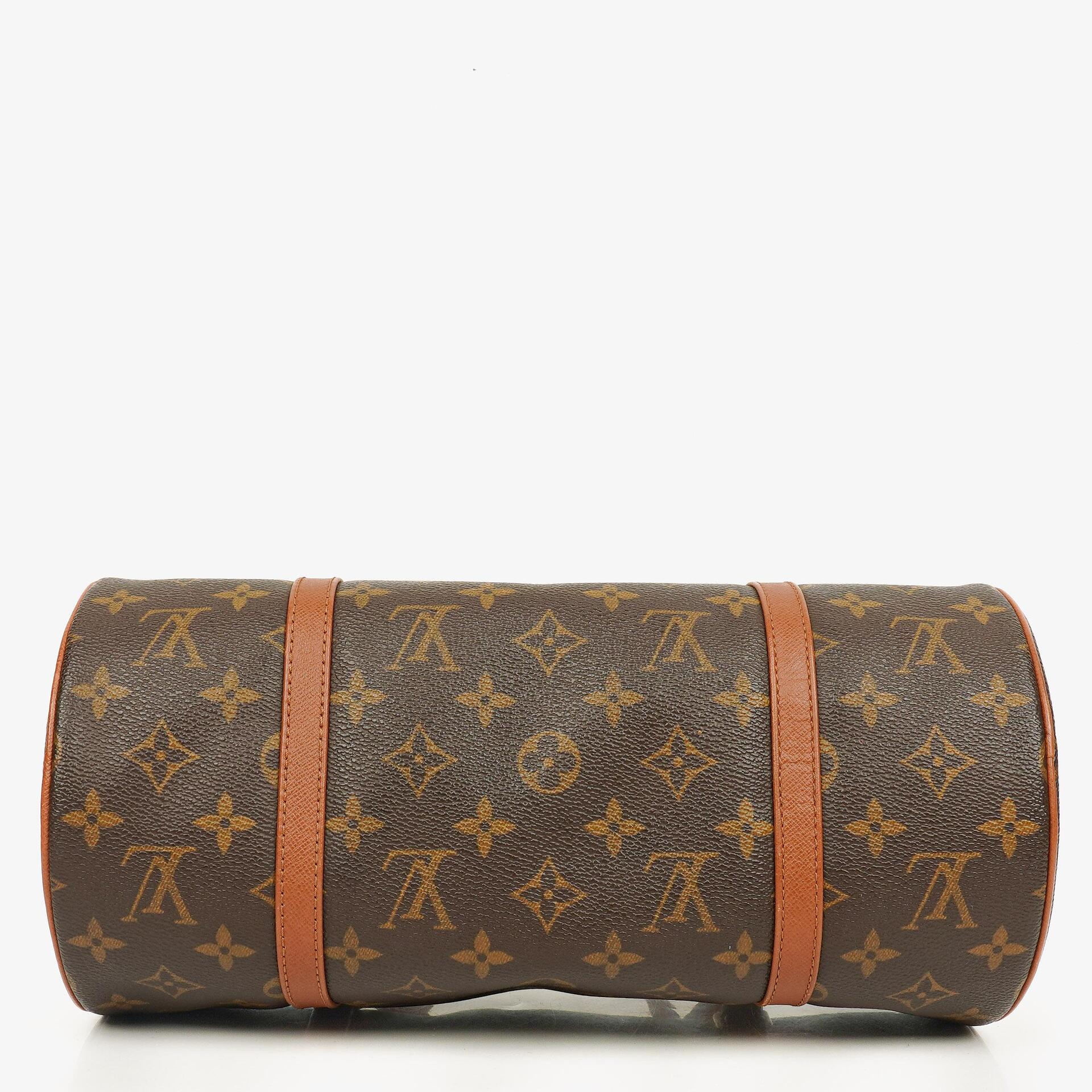 Louis Vuitton Papillon 30 Vintage Monogram Canvas Handbag With Mini Papillon Pochette