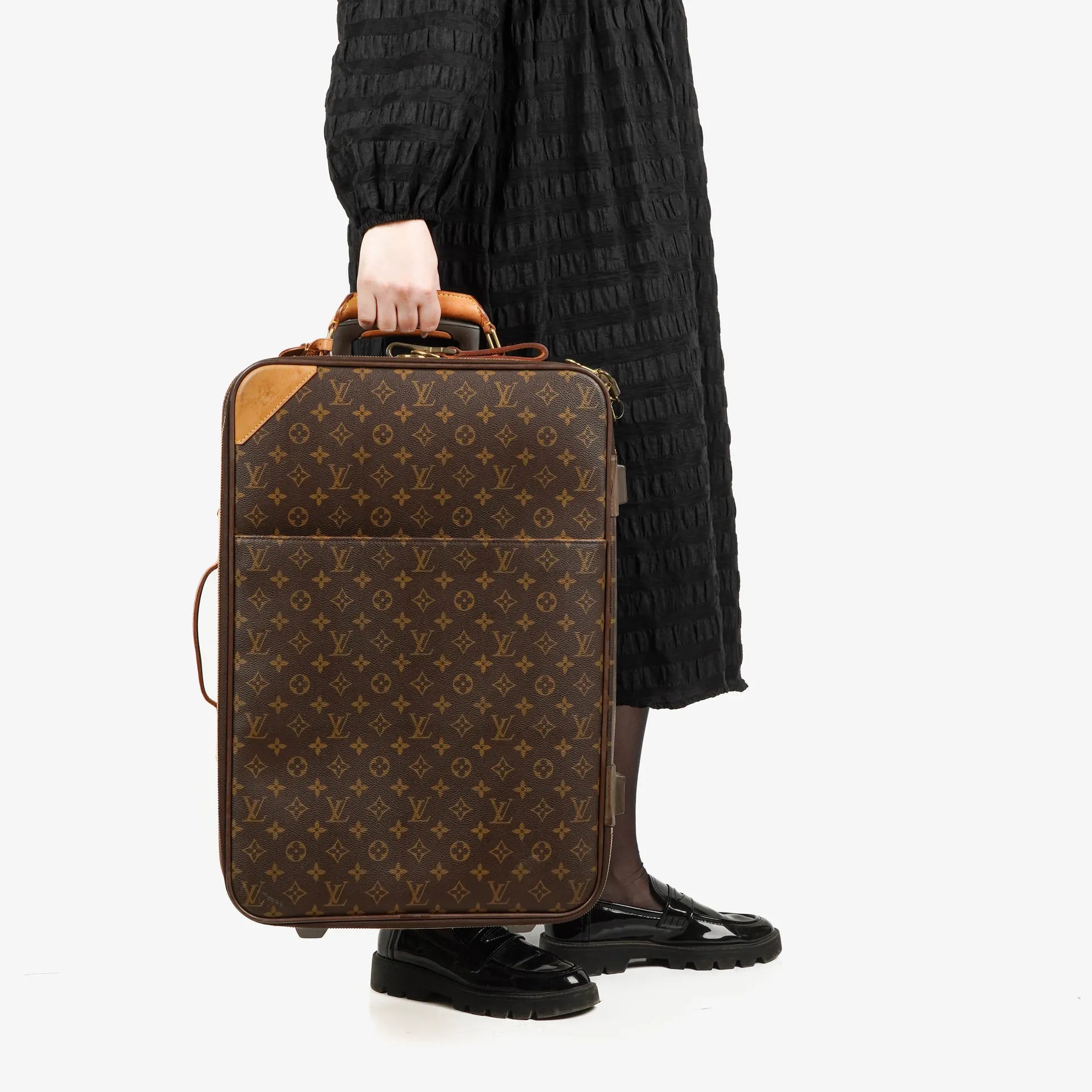Louis Vuitton Pégase 55 Vintage Monogram Canvas Suitcase