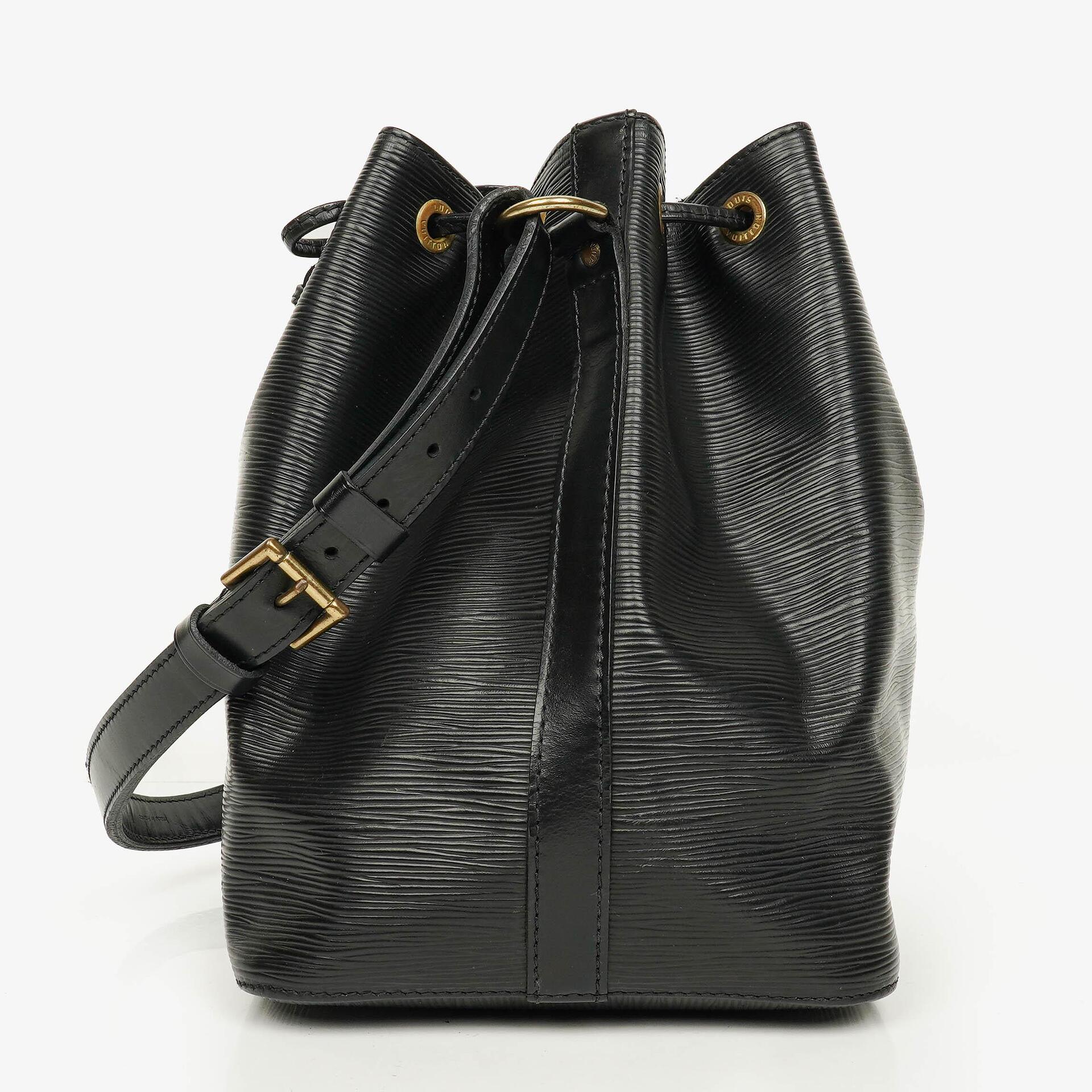 Louis Vuitton Petit Noe Black EPI Leather Shoulder Bag