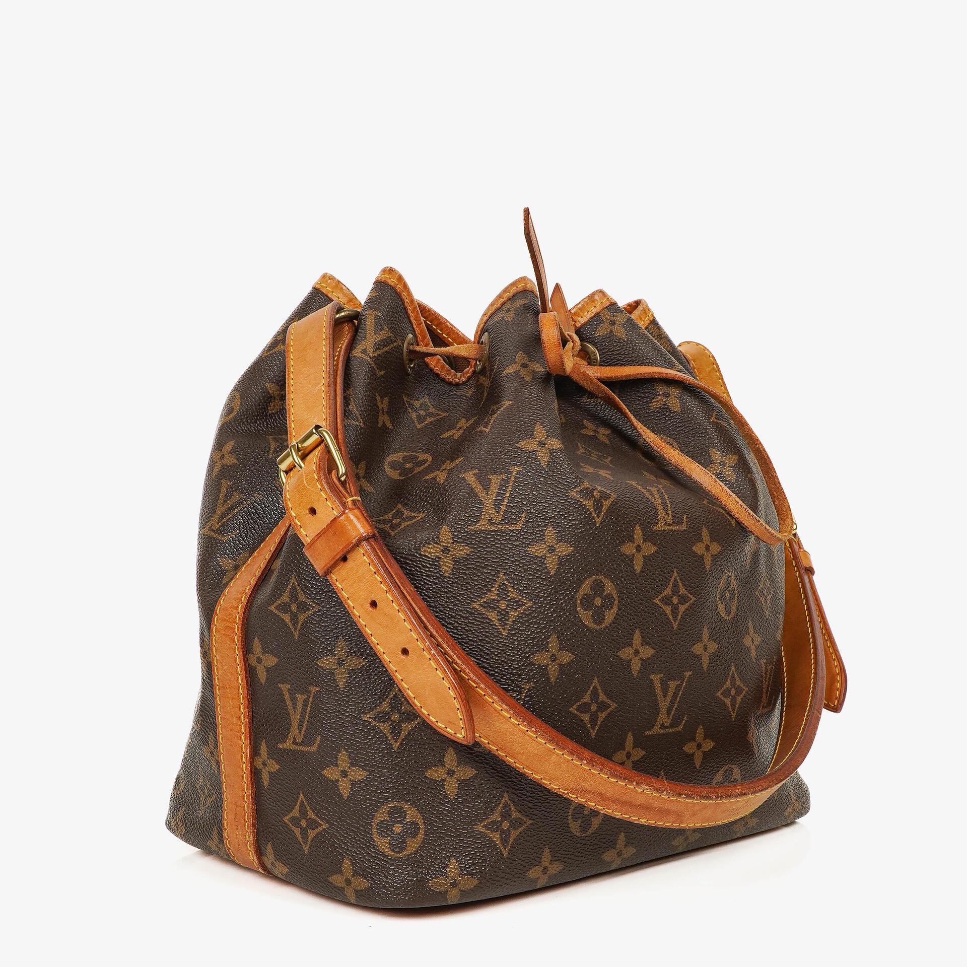 Louis Vuitton Petit Noe Monogram Canvas Shoulder Bag