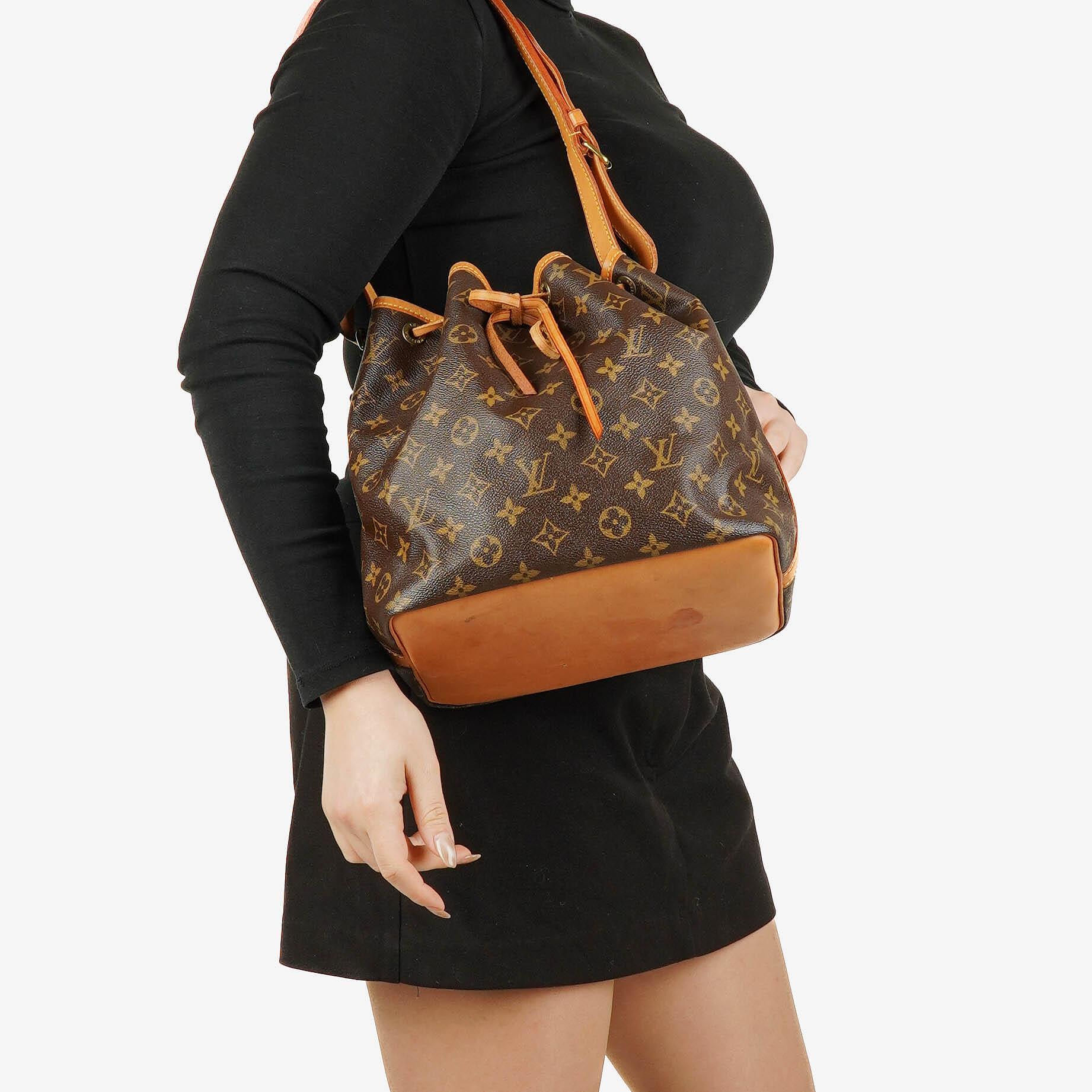 Louis Vuitton Petit Noe Monogram Canvas Shoulder Bag