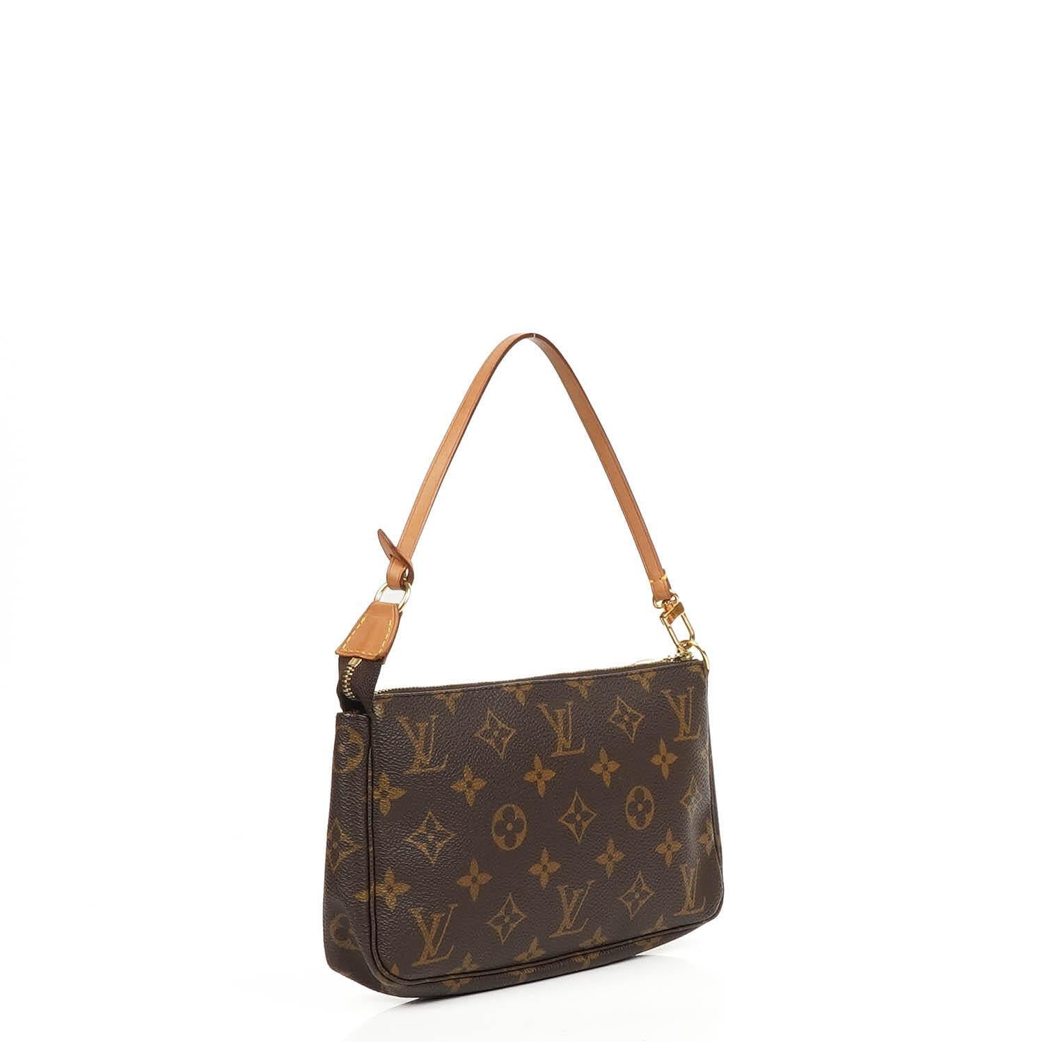 Louis Vuitton Pochette Accessoires Monogram Canvas Clutch Bag