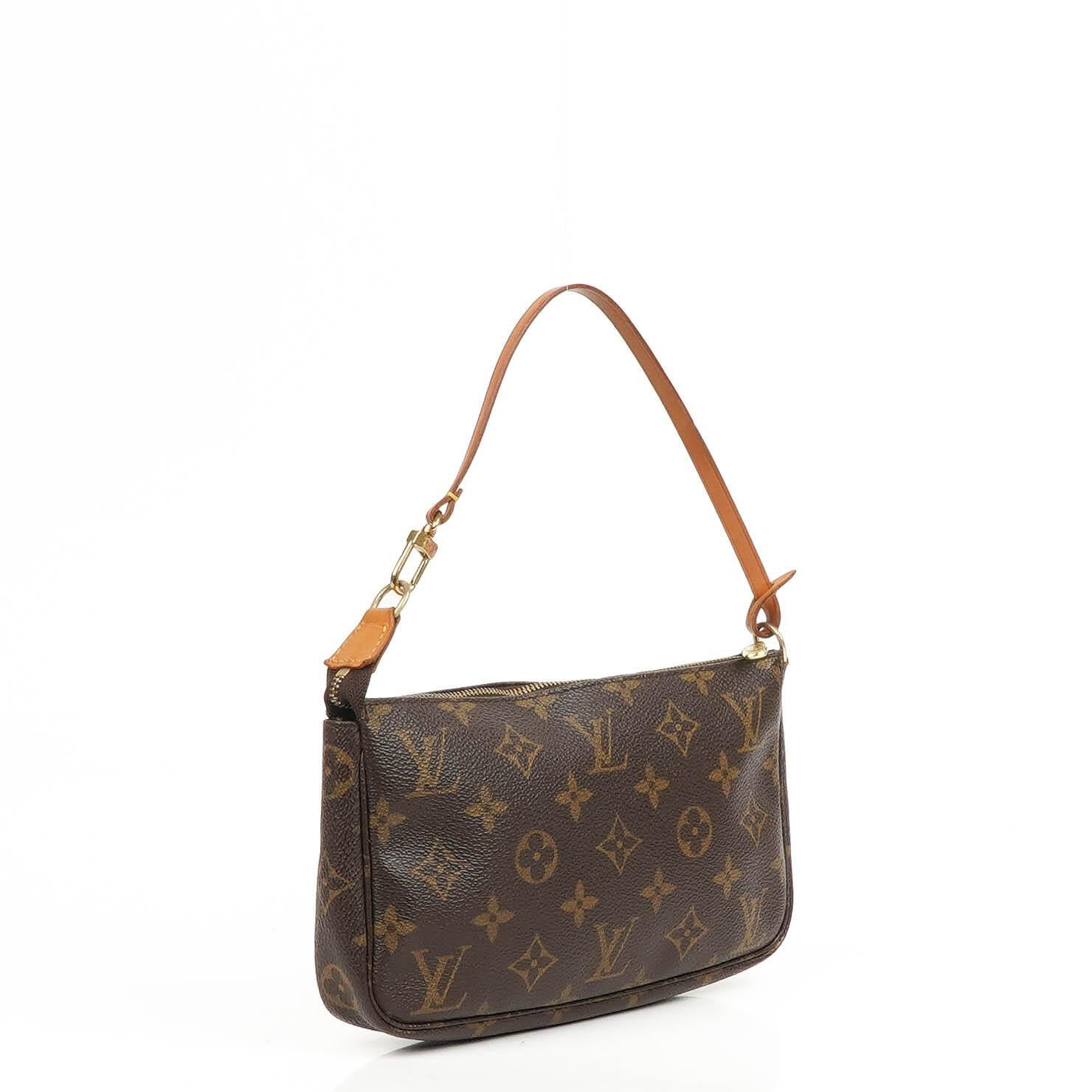 Louis Vuitton Pochette Accessoires Monogram Canvas Clutch Bag