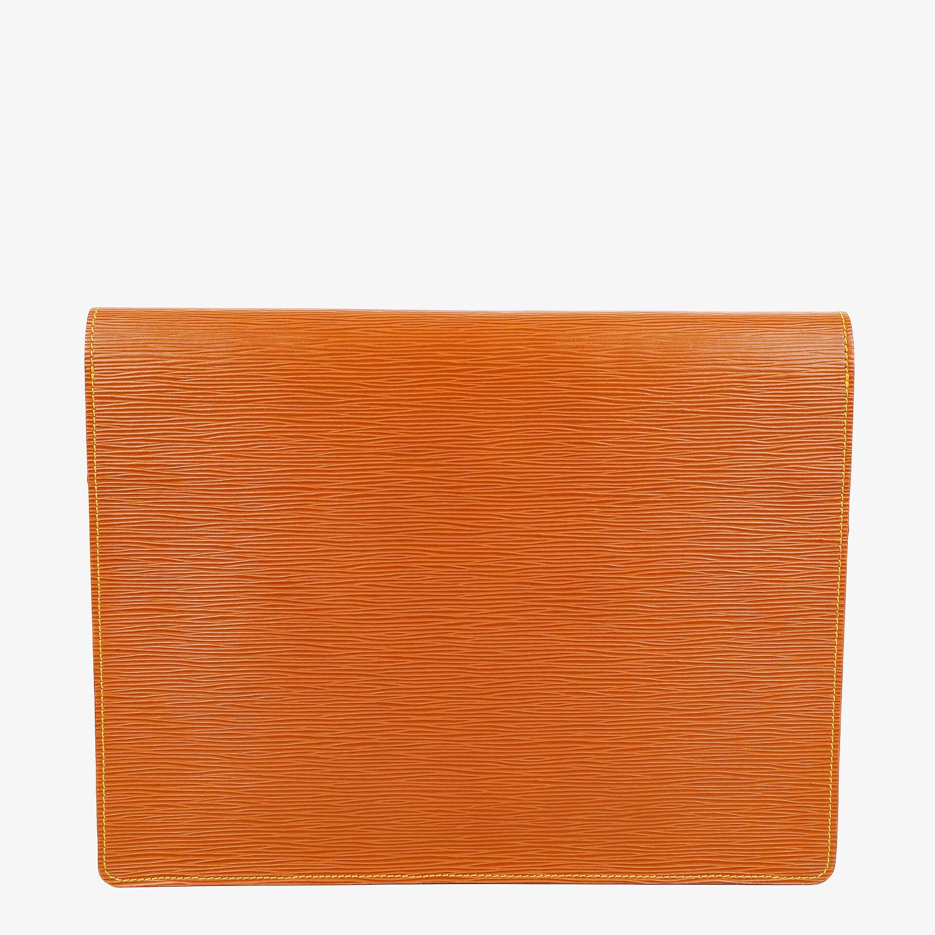 Louis Vuitton Pochette Documents In Cognac EPI Leather