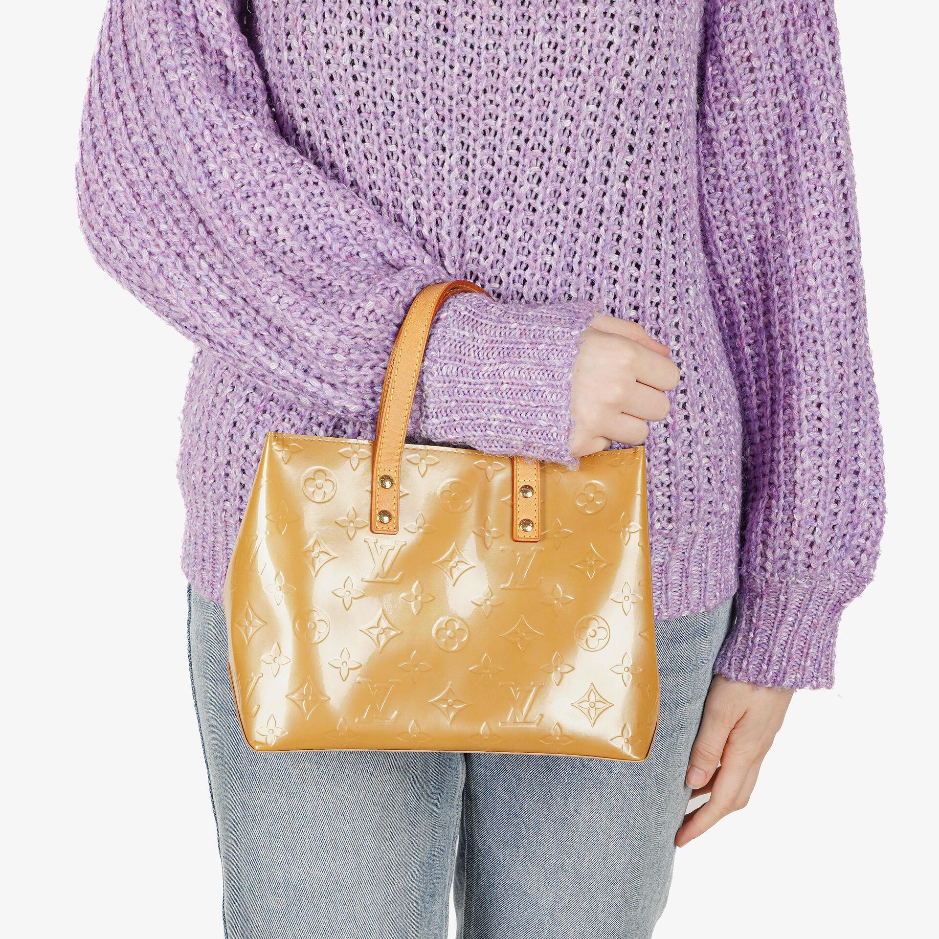 Louis Vuitton Reade PM Beige Monogram Vernis Bag, 2006