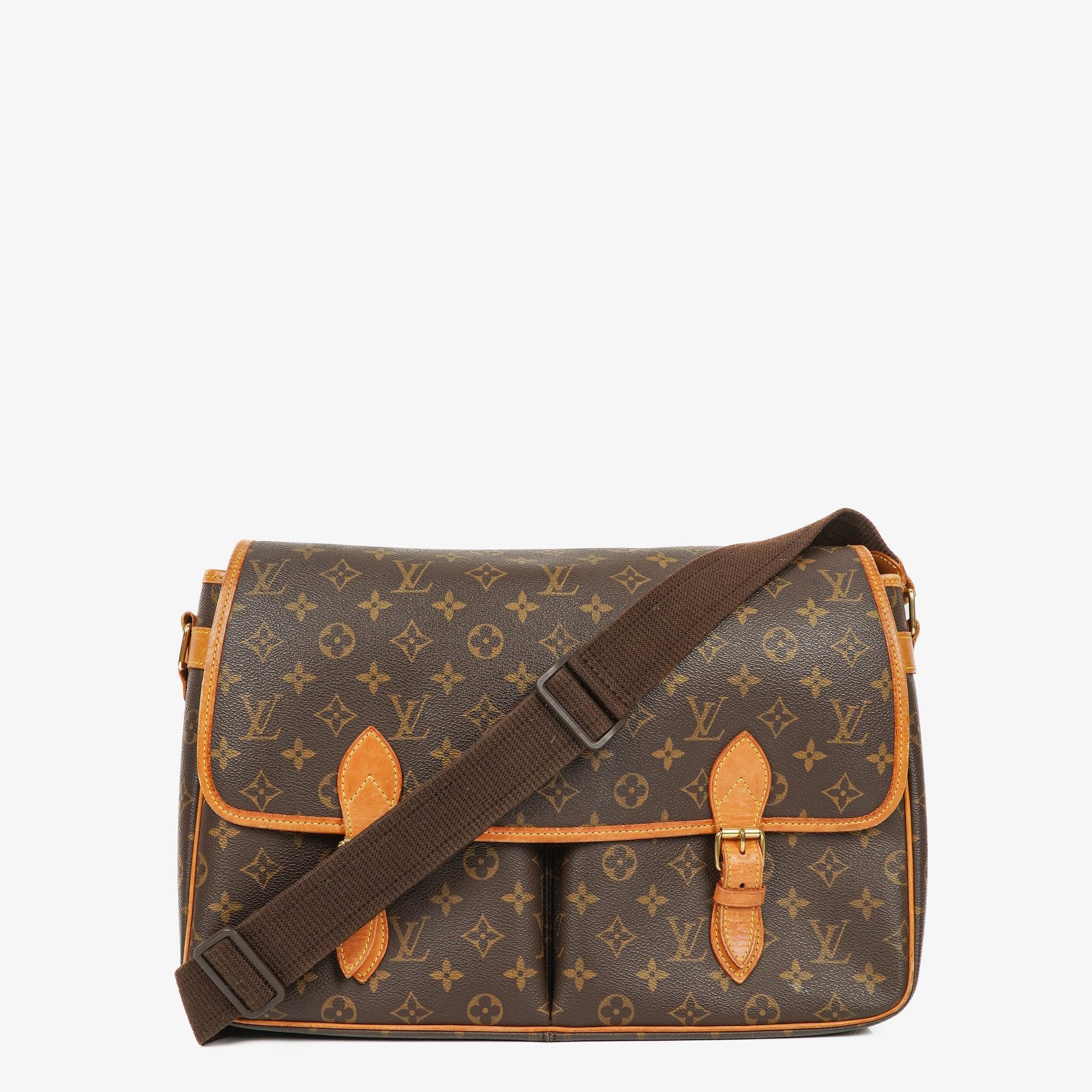 Louis Vuitton Sac Gibeciere GM Monogram Canvas Shoulder Bag