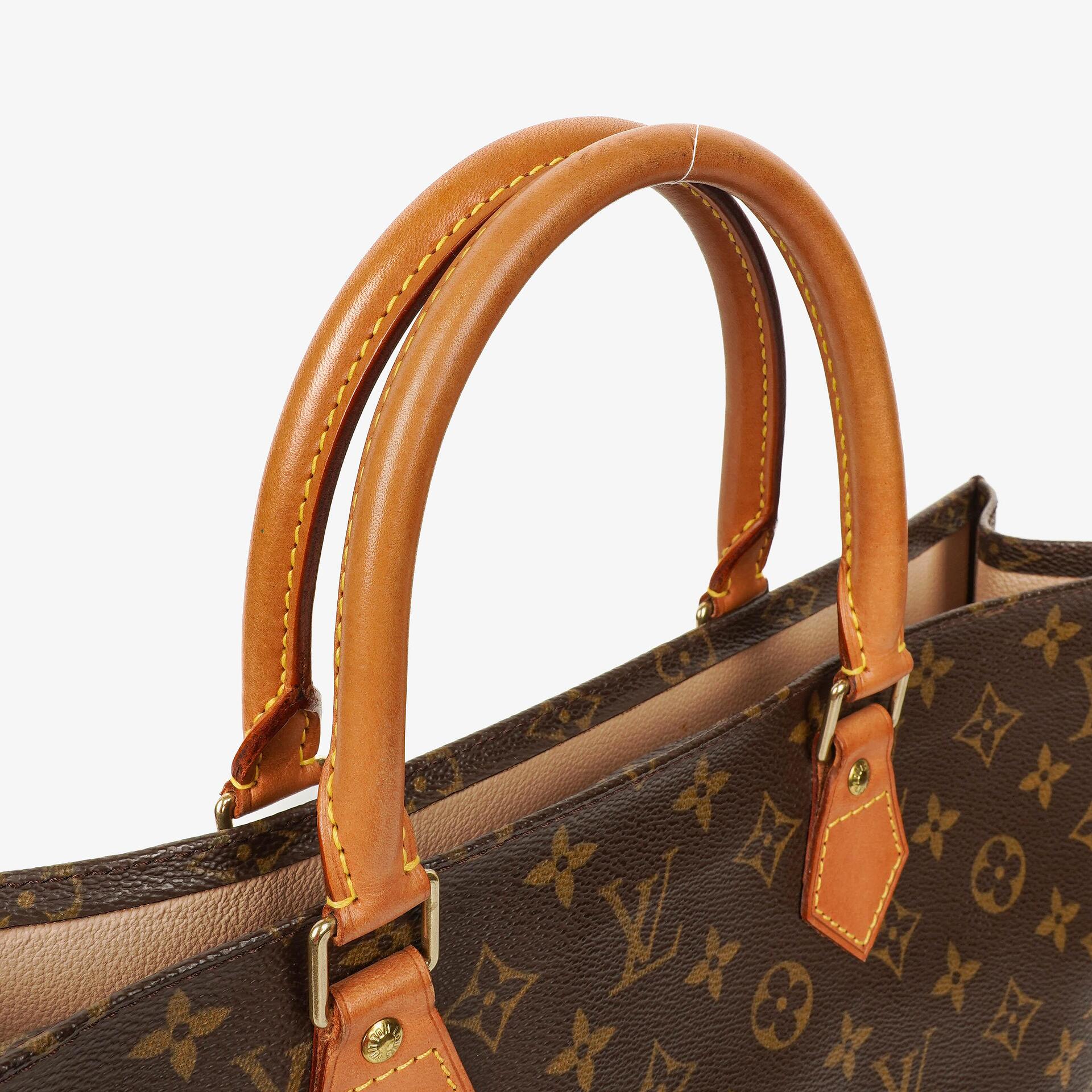 Louis Vuitton Sac Plat Monogram Canvas Bag