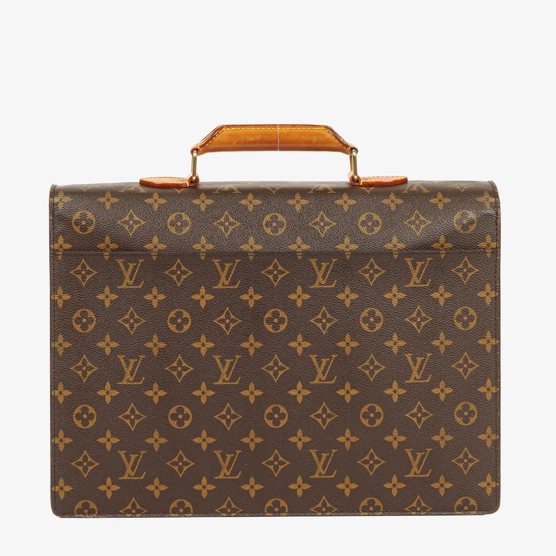 Louis Vuitton Serviette Ambassador Monogram Canvas Briefcase