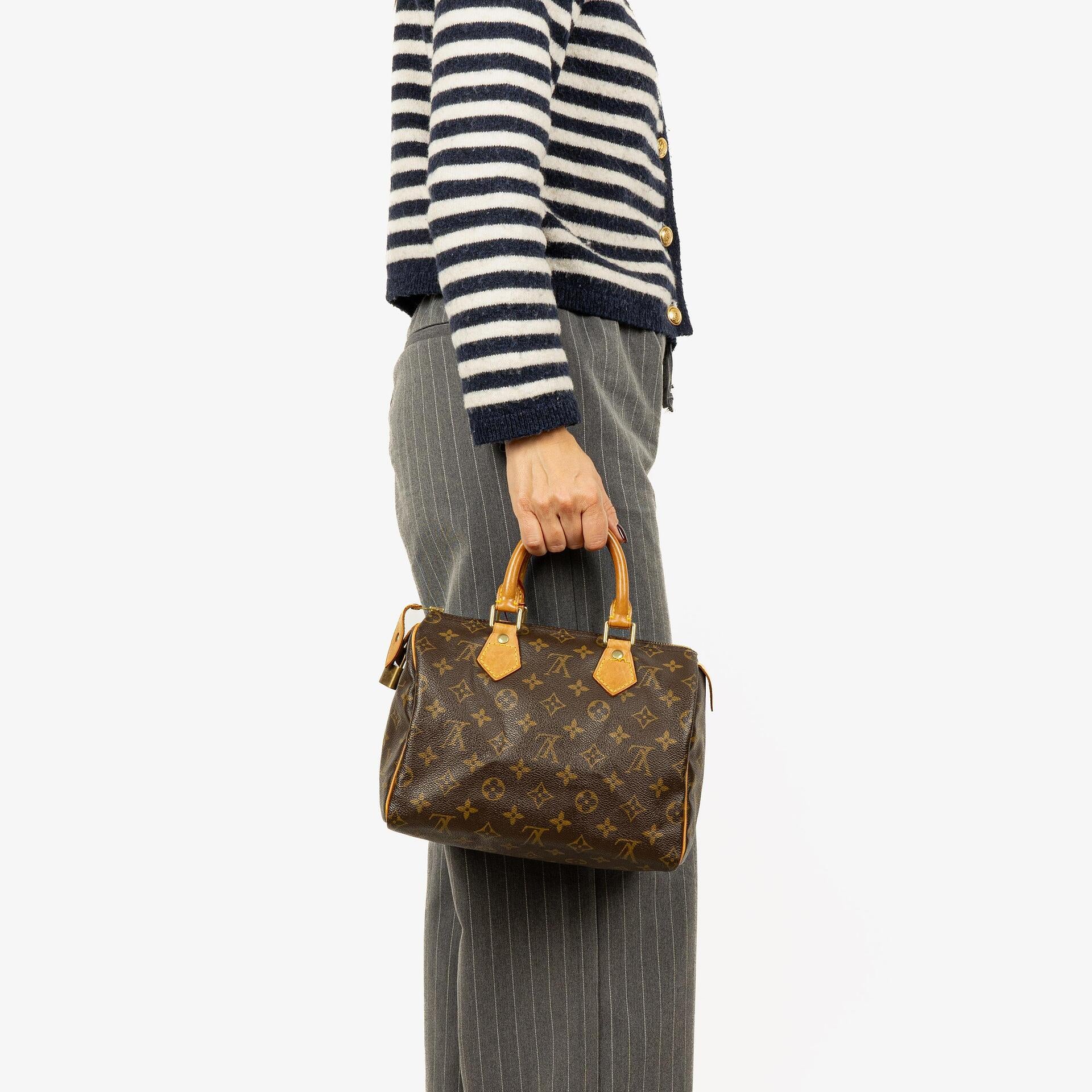 Louis Vuitton Speedy 25 Monogram Canvas Bag