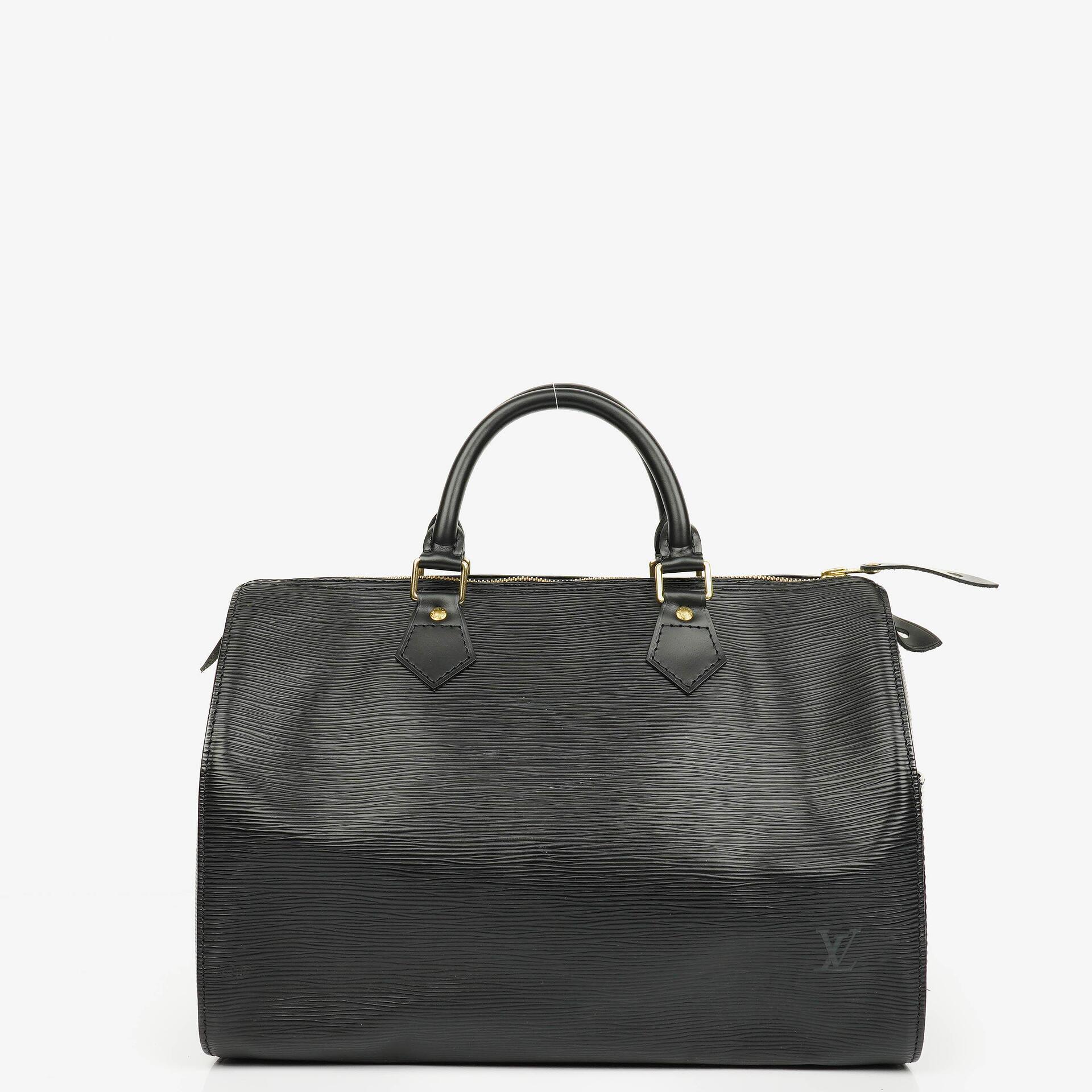 Louis Vuitton Speedy 30 Black EPI Leather Bag