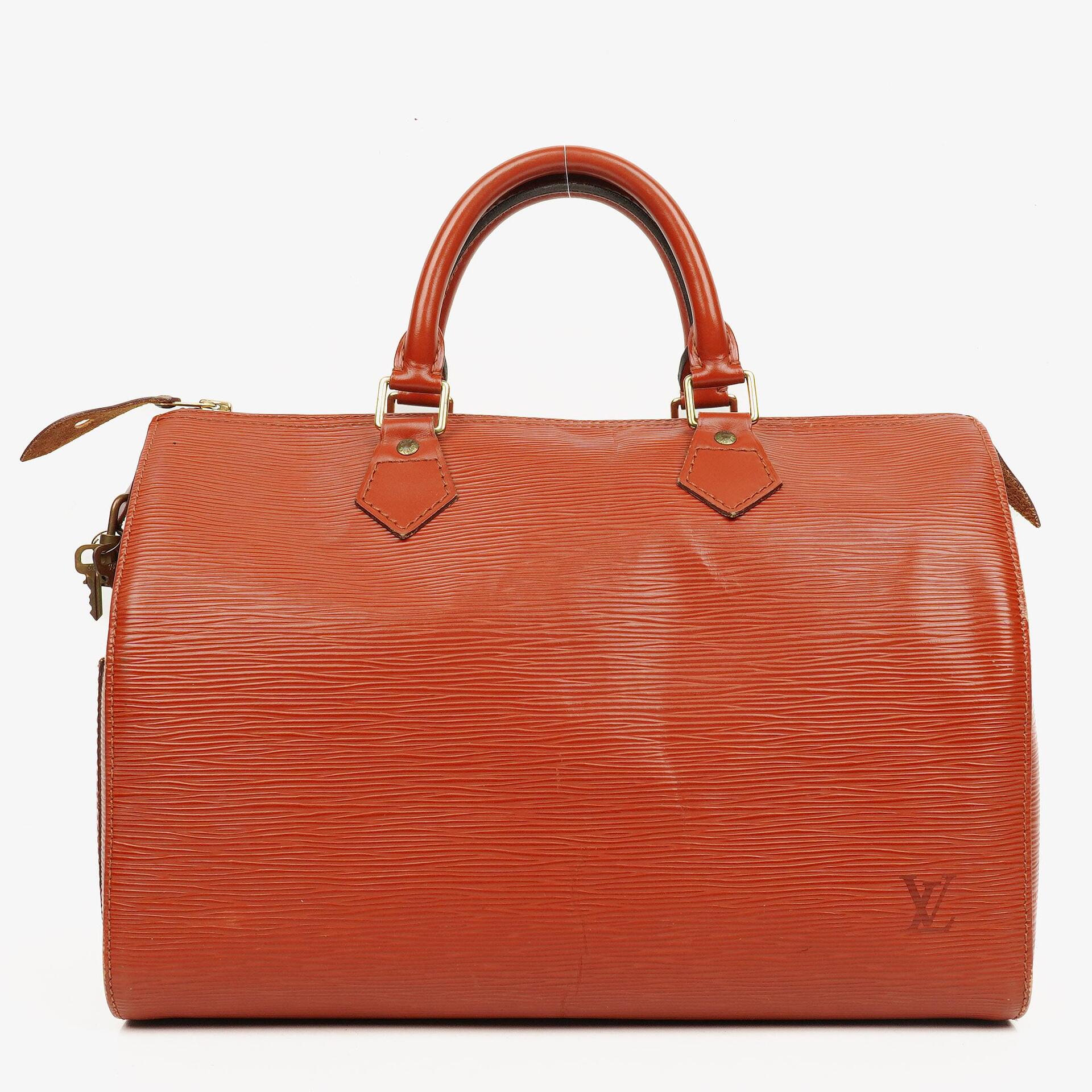 Louis Vuitton Speedy 30 Kenyan Fawn EPI Leather Bag