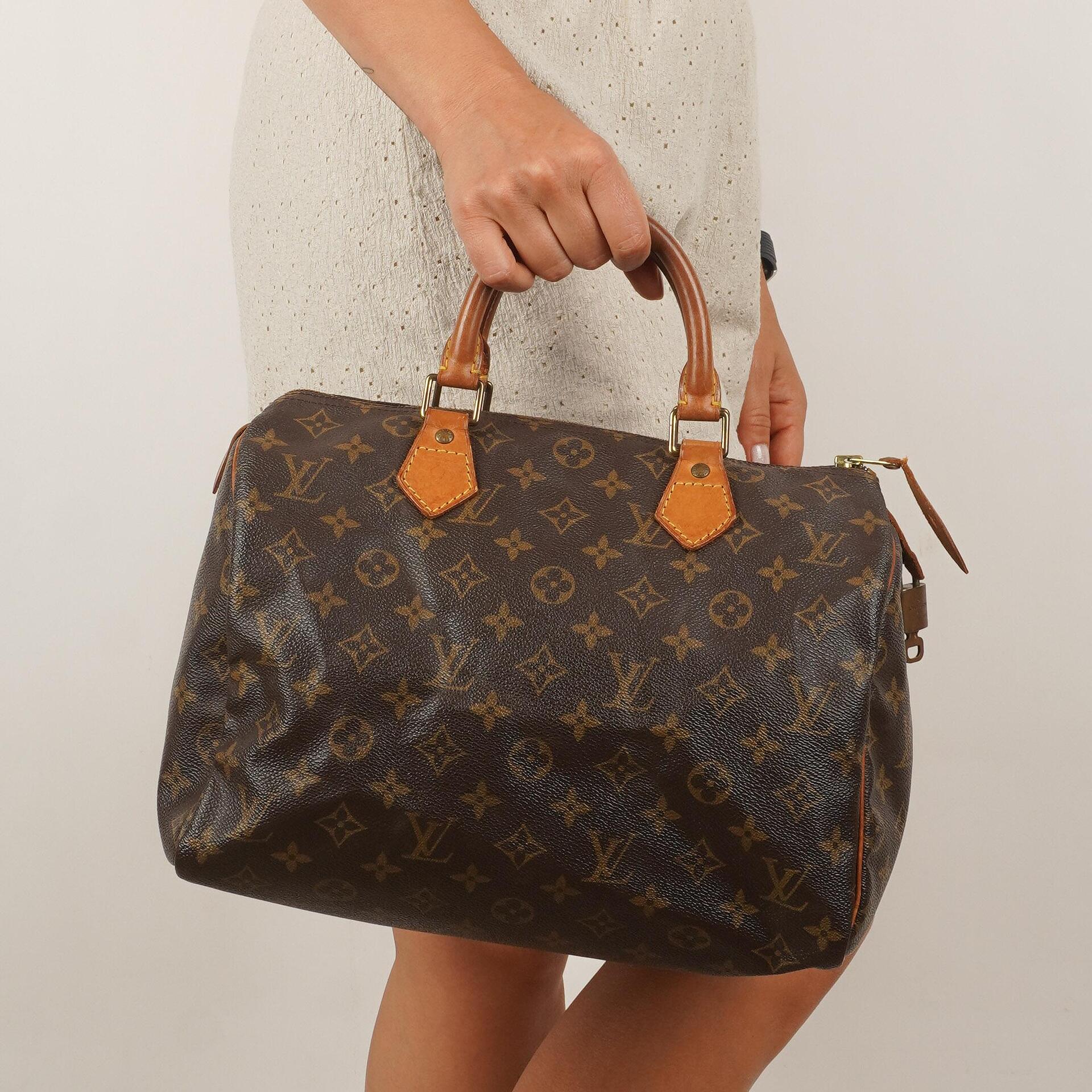 Louis Vuitton Speedy 30 Monogram Canvas Bag