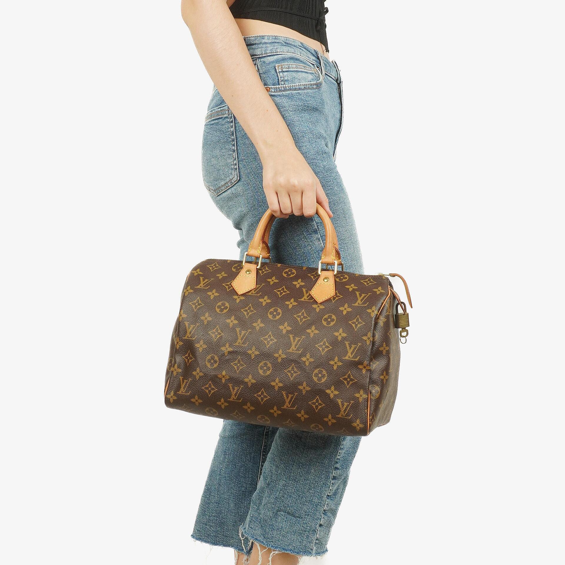 Louis Vuitton Speedy 30 Monogram Canvas Bag
