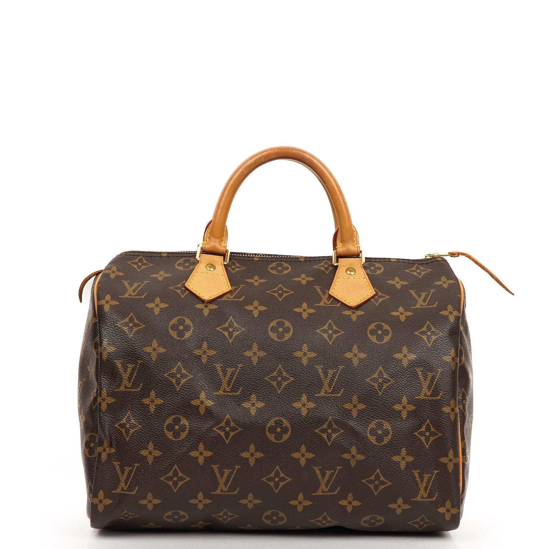 Louis Vuitton Speedy 30 Monogram Canvas Handbag