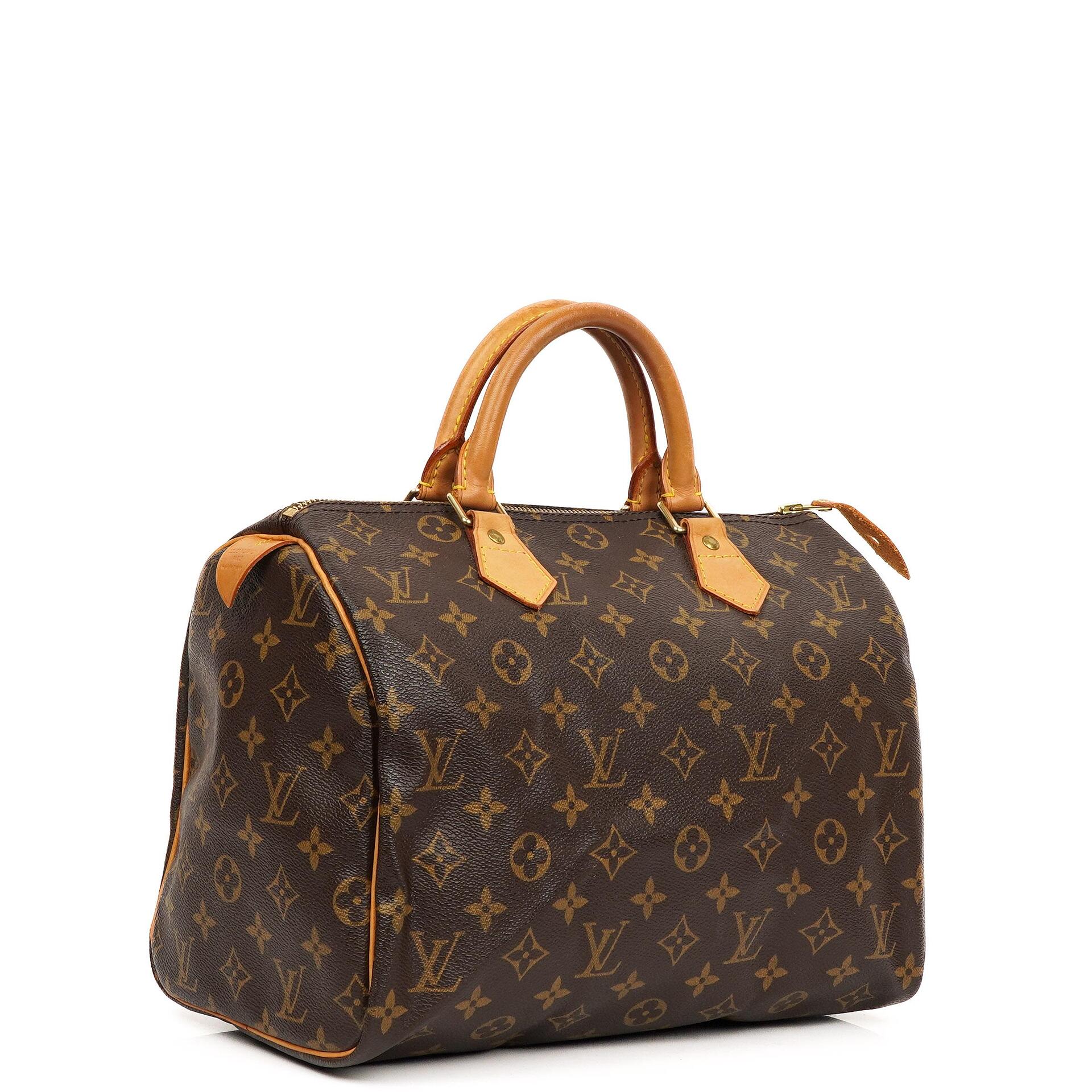 Louis Vuitton Speedy 30 Monogram Canvas Handbag