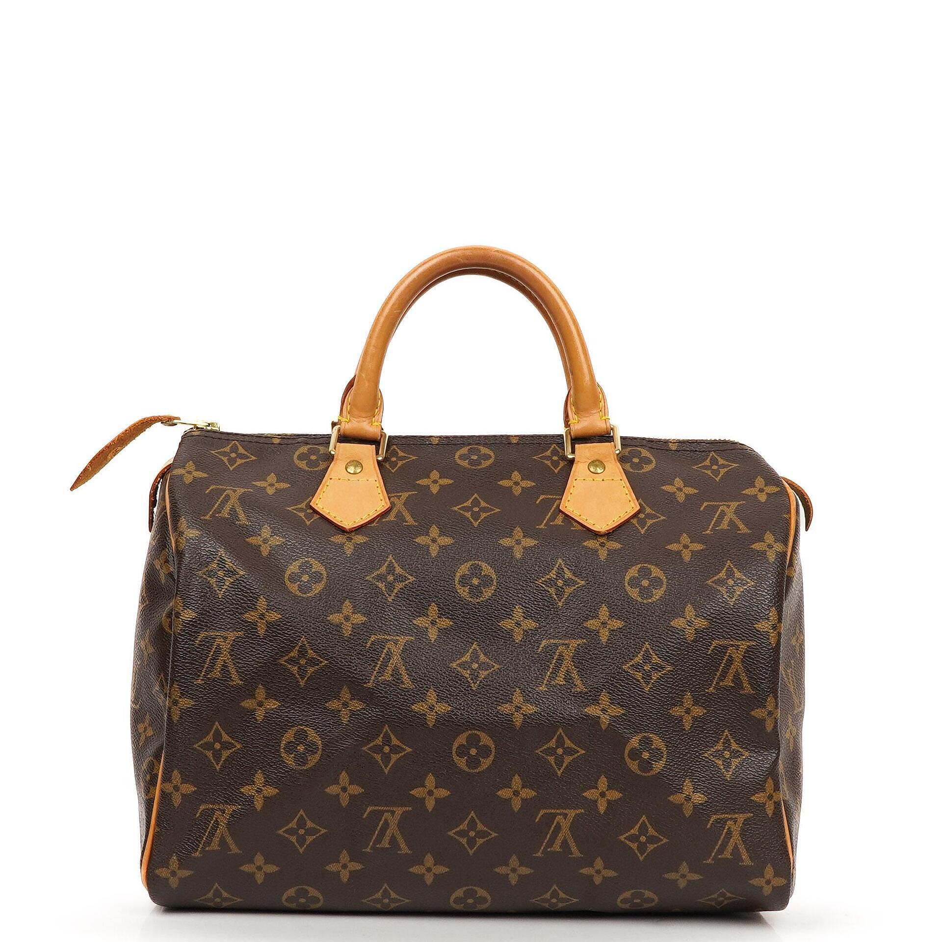 Louis Vuitton Speedy 30 Monogram Canvas Handbag