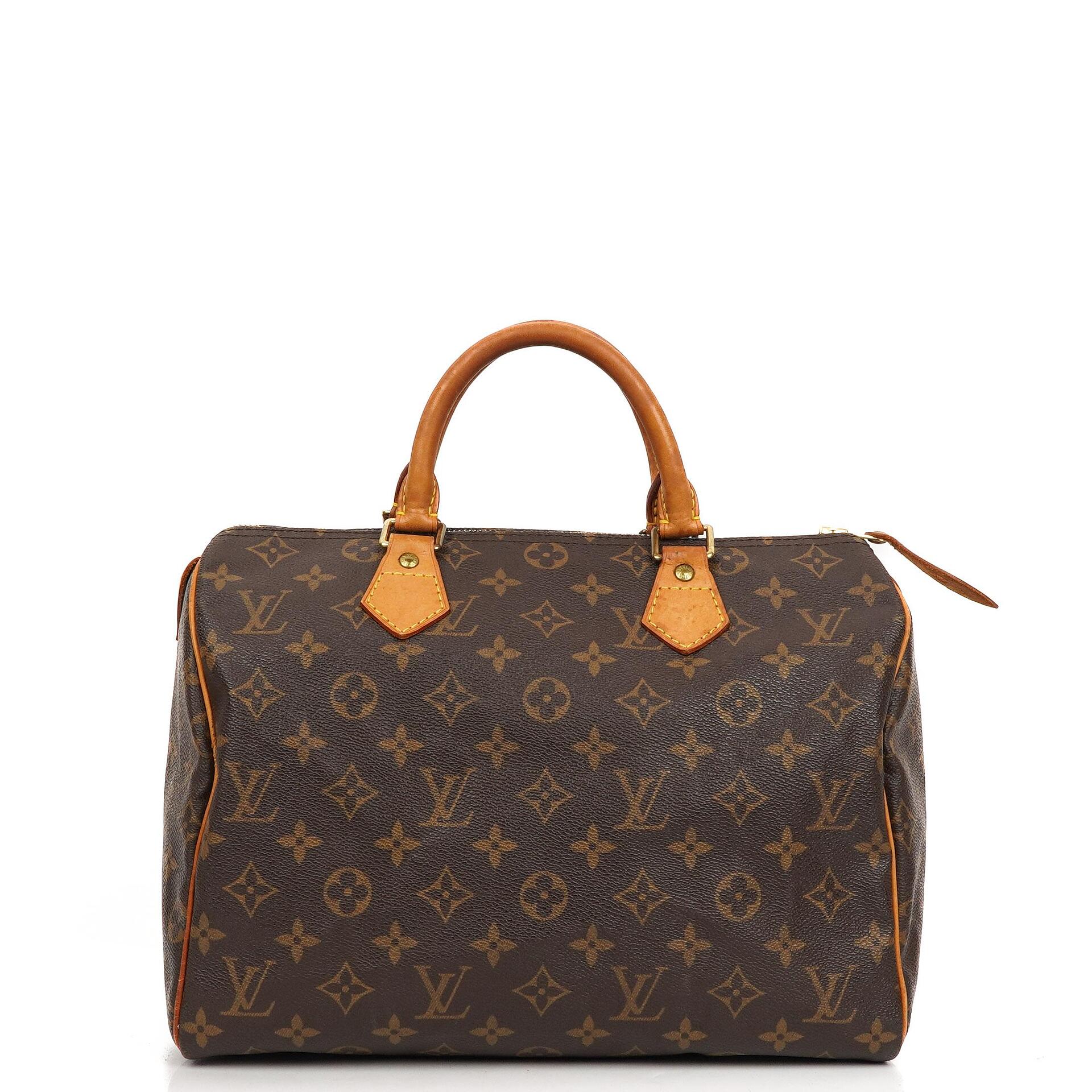 Louis Vuitton Speedy 30 Monogram Canvas Handbag
